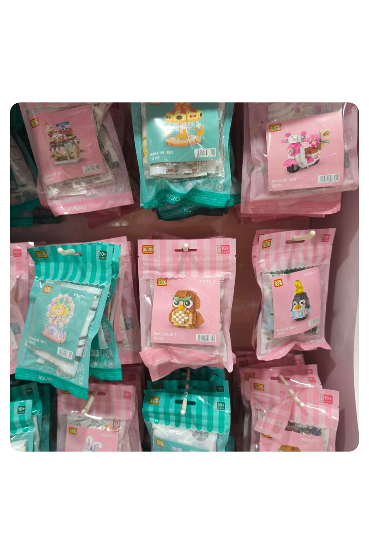 واگون لایف اسباب‌بازی ساختنی لوز تک‌تکه