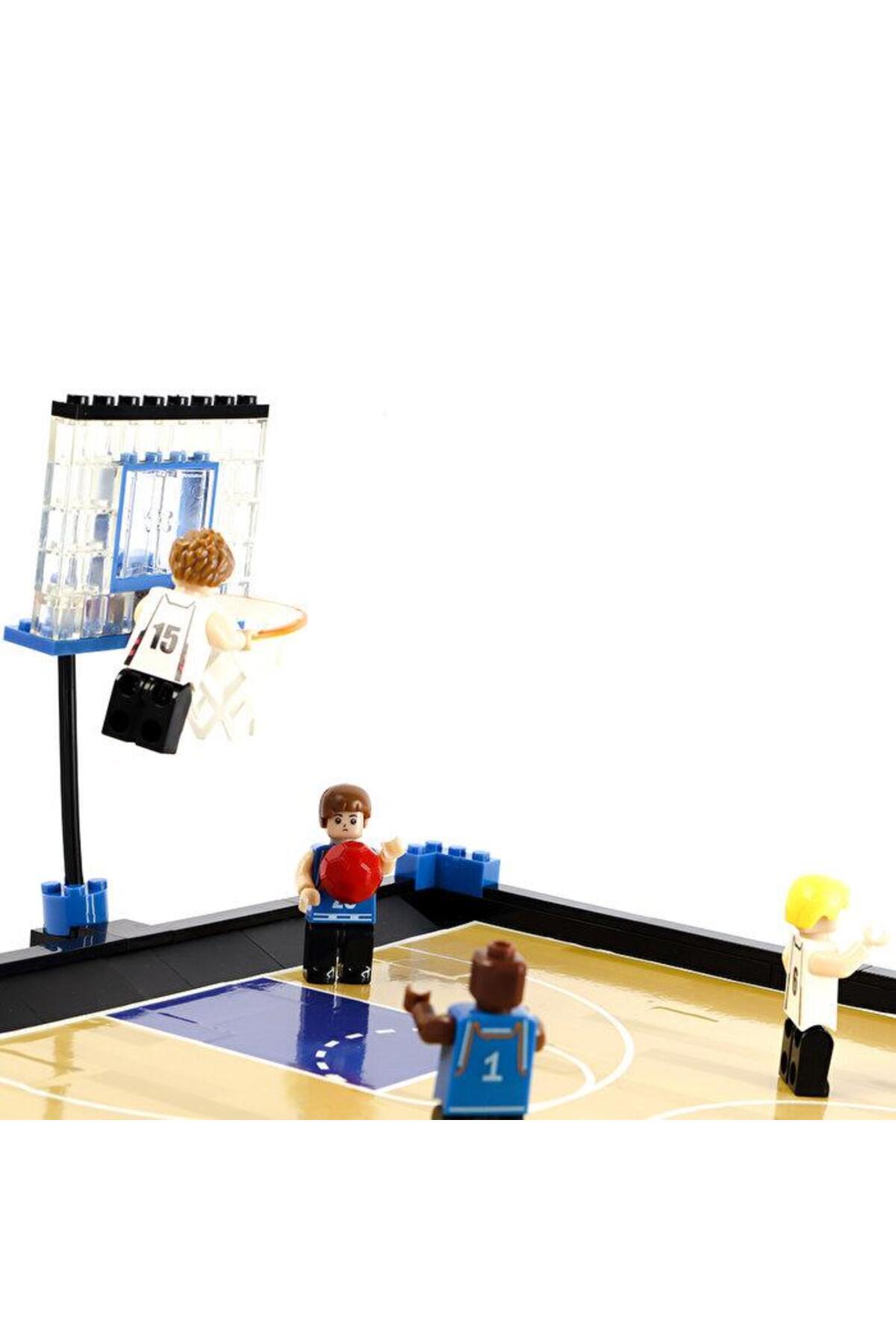 مجموعه بلوکهای ساختمانی زمین بسکتبال ورزشی، ۱۸۲ تکه