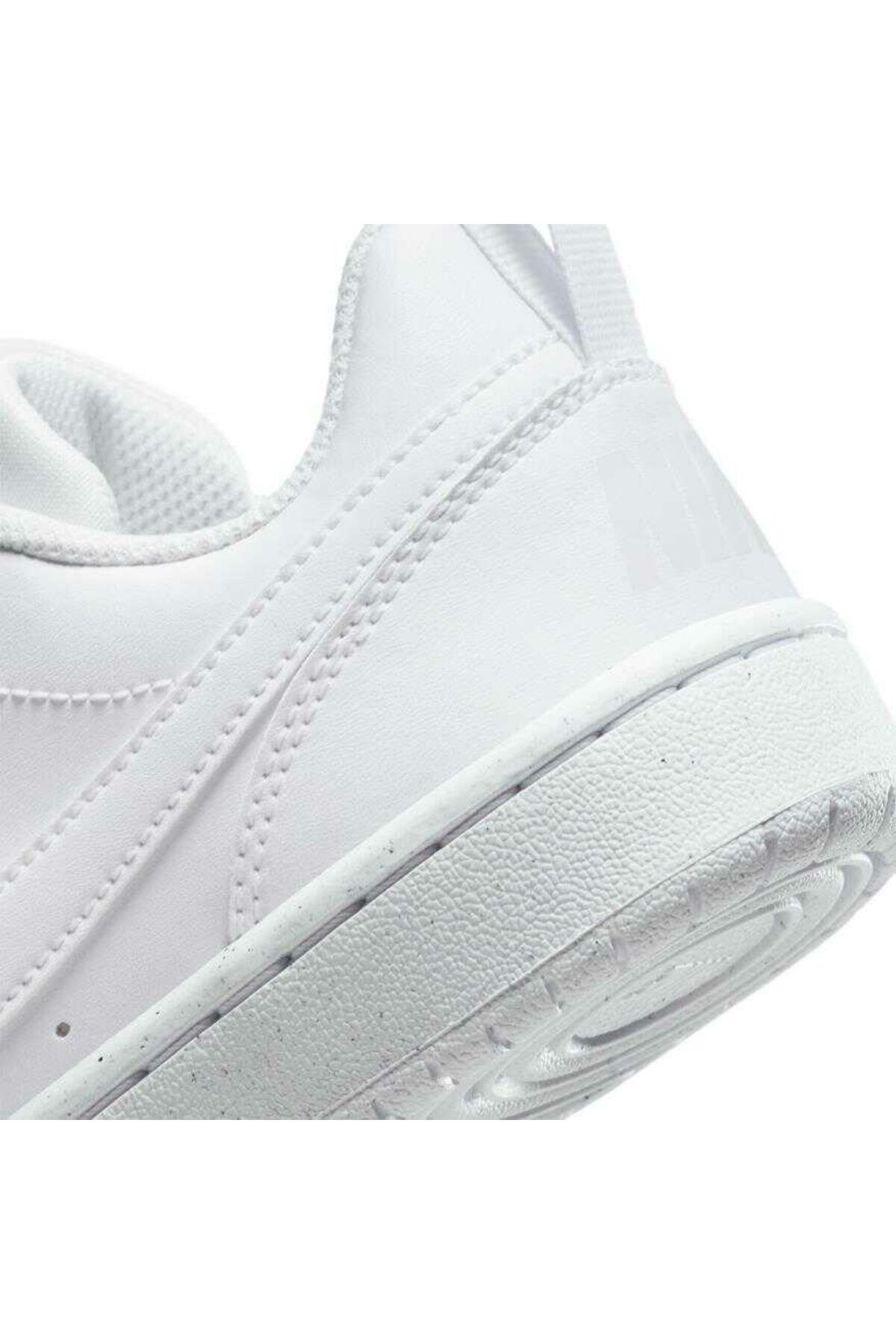 Nike Court Borough Low Recraft Beyaz Kadın Sneaker (DV5456-106) görsel 8