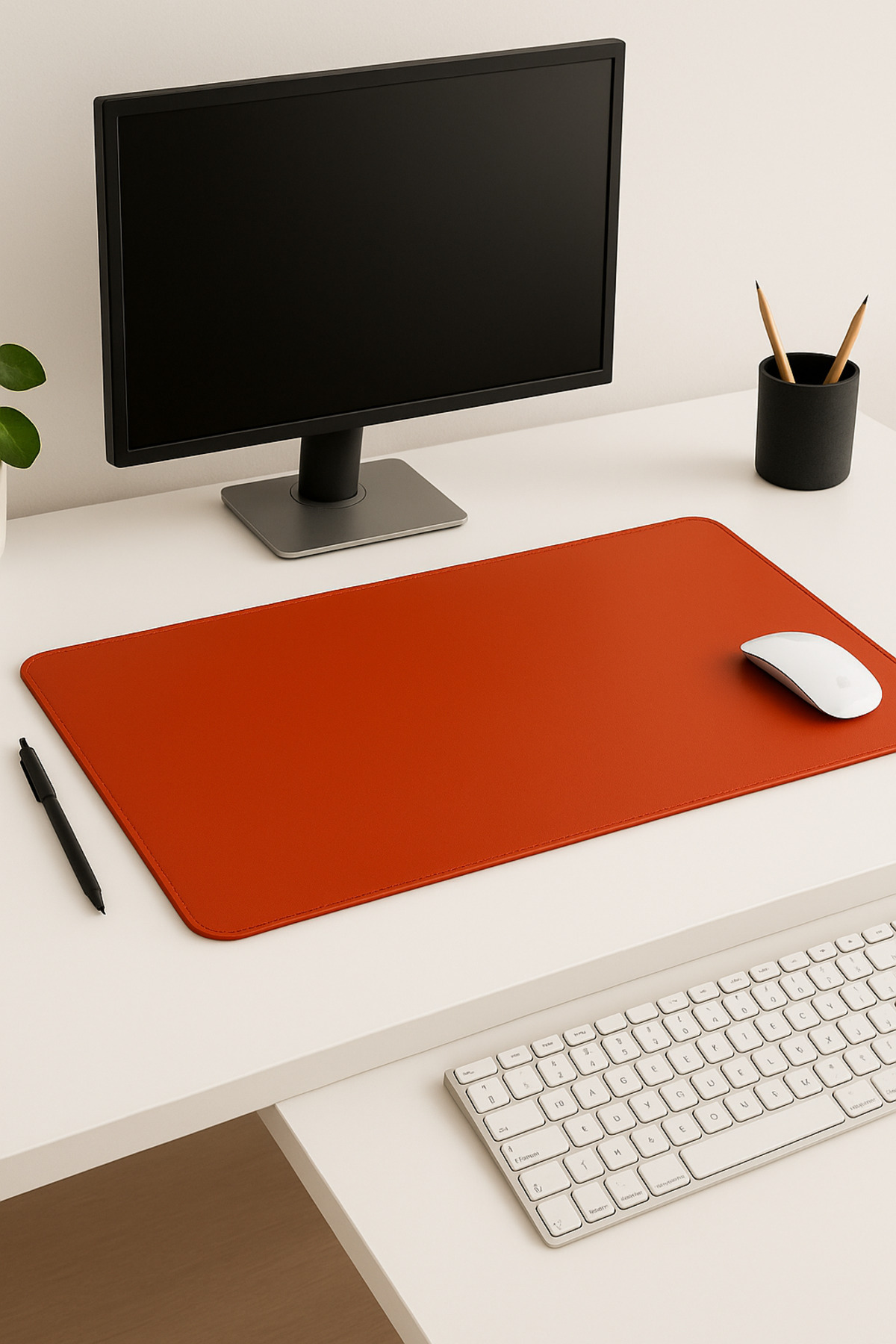 Kleen PU Deri Masa Matı Mousepad Su Geçirmez Masa Sümeni Dizüstü Bilgisayar/Ofis/Ev İçin (35 x 75 )