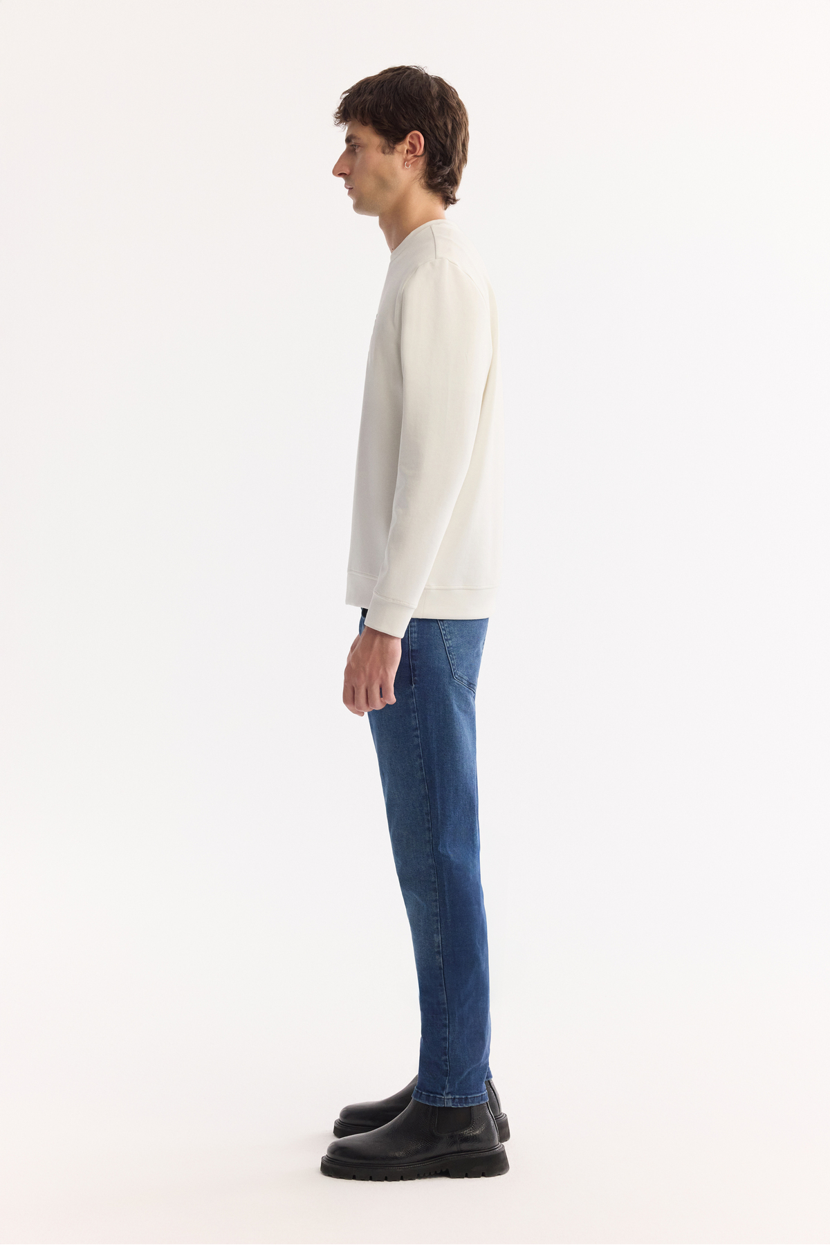سویشرت مردانه طرح دار آستین بلند | آوا Avva A52Y1247 - تصویر 3