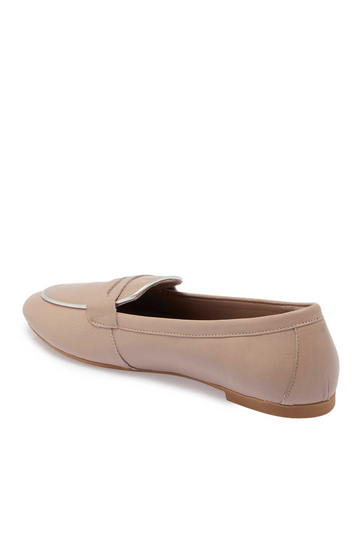 Tergan  Vizon Hakiki Deri Kadın Babet - K24S1BB67716-A44 - Görsel 3