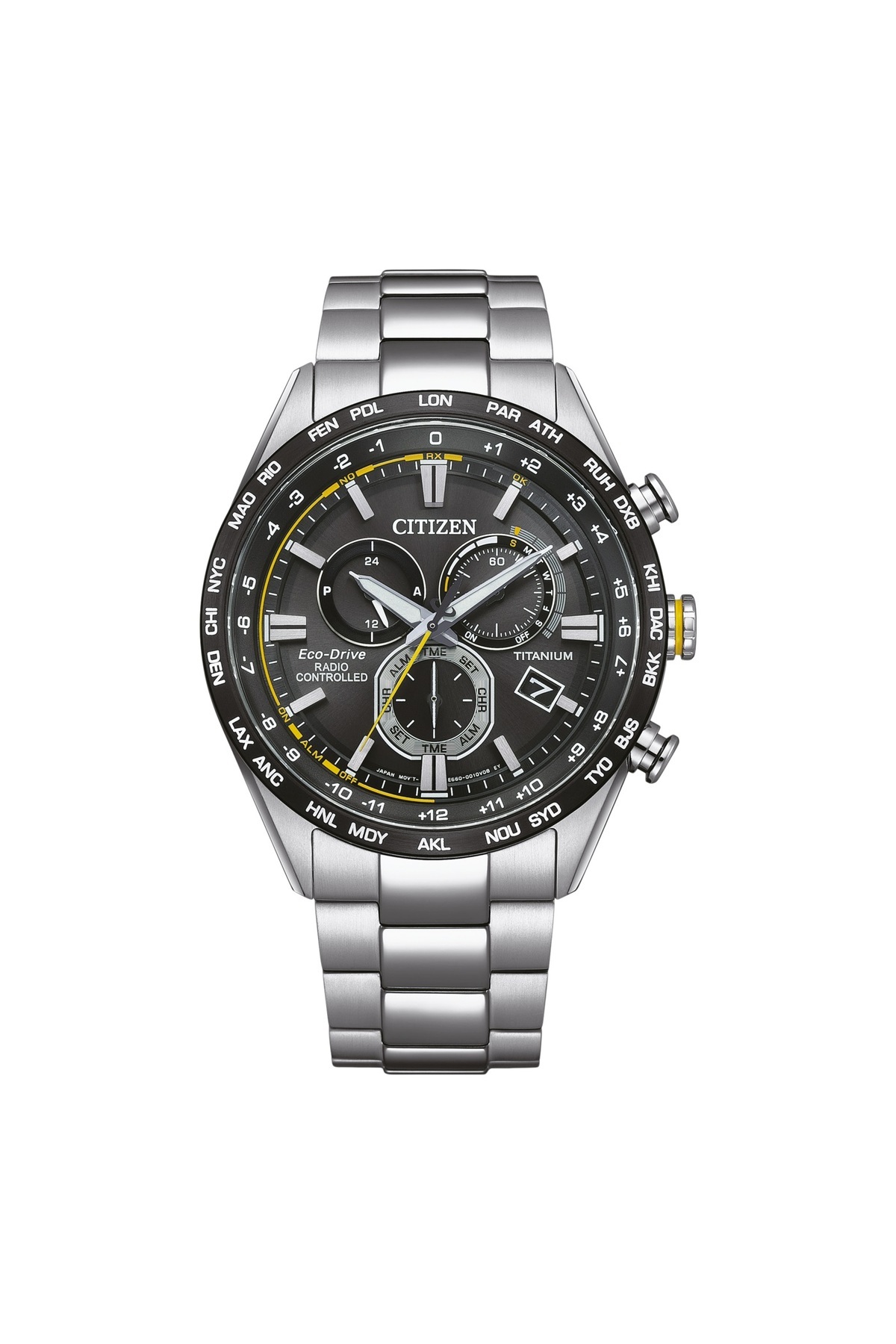 Citizen CB5947-80E Titanum Eco-Drive Radio Controlled Safir Camlı