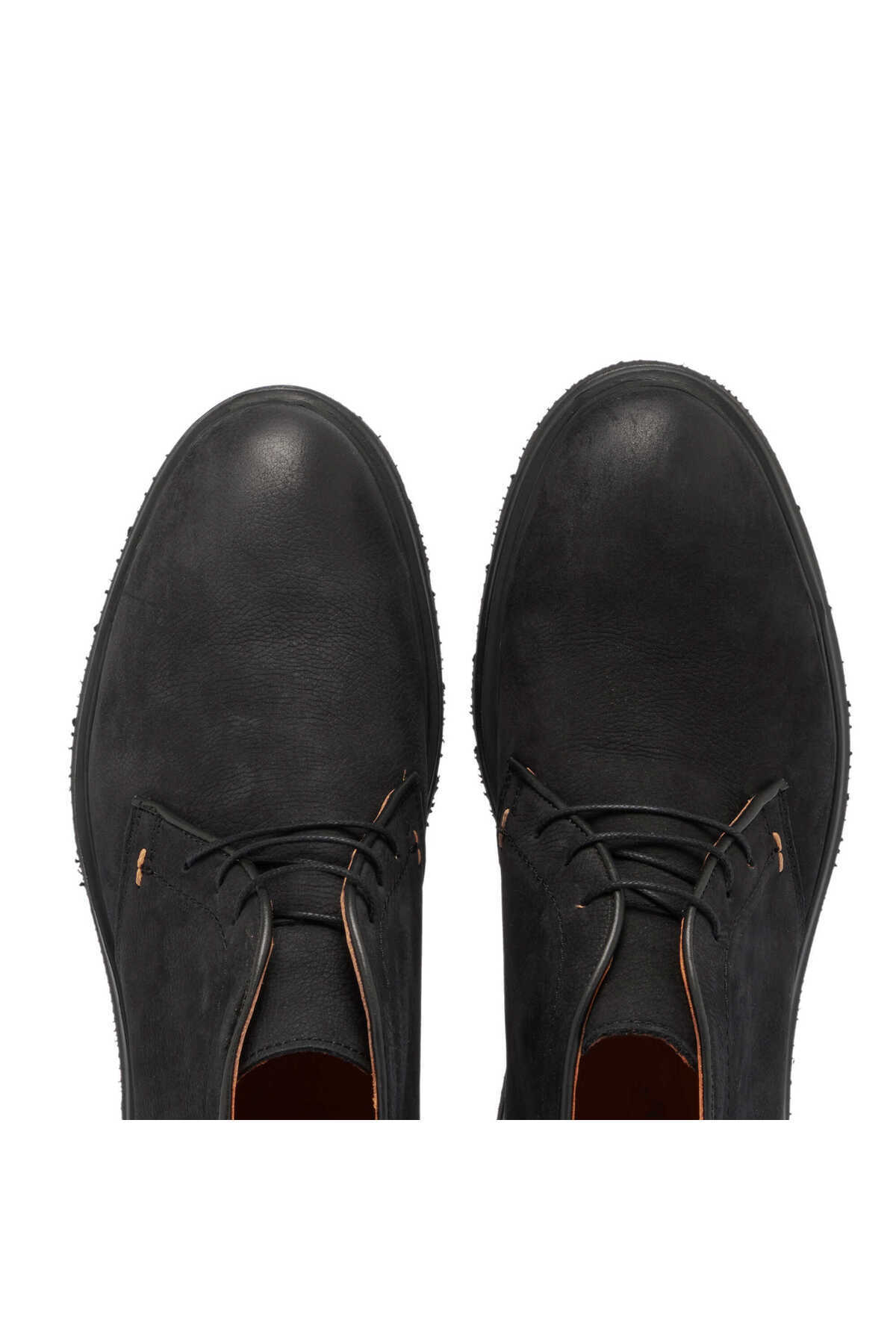 Tergan  Siyah Hakiki Nubuk Deri Erkek Casual Bot - E24K1BT57014-A64 - Görsel 5