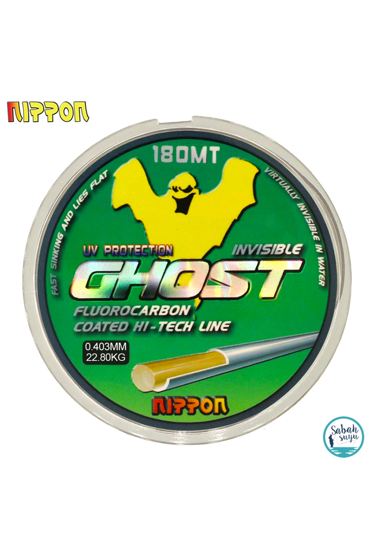 NIPPON Ghost FC Coated Mono Misina 180mt 0.40mm 22.8kg