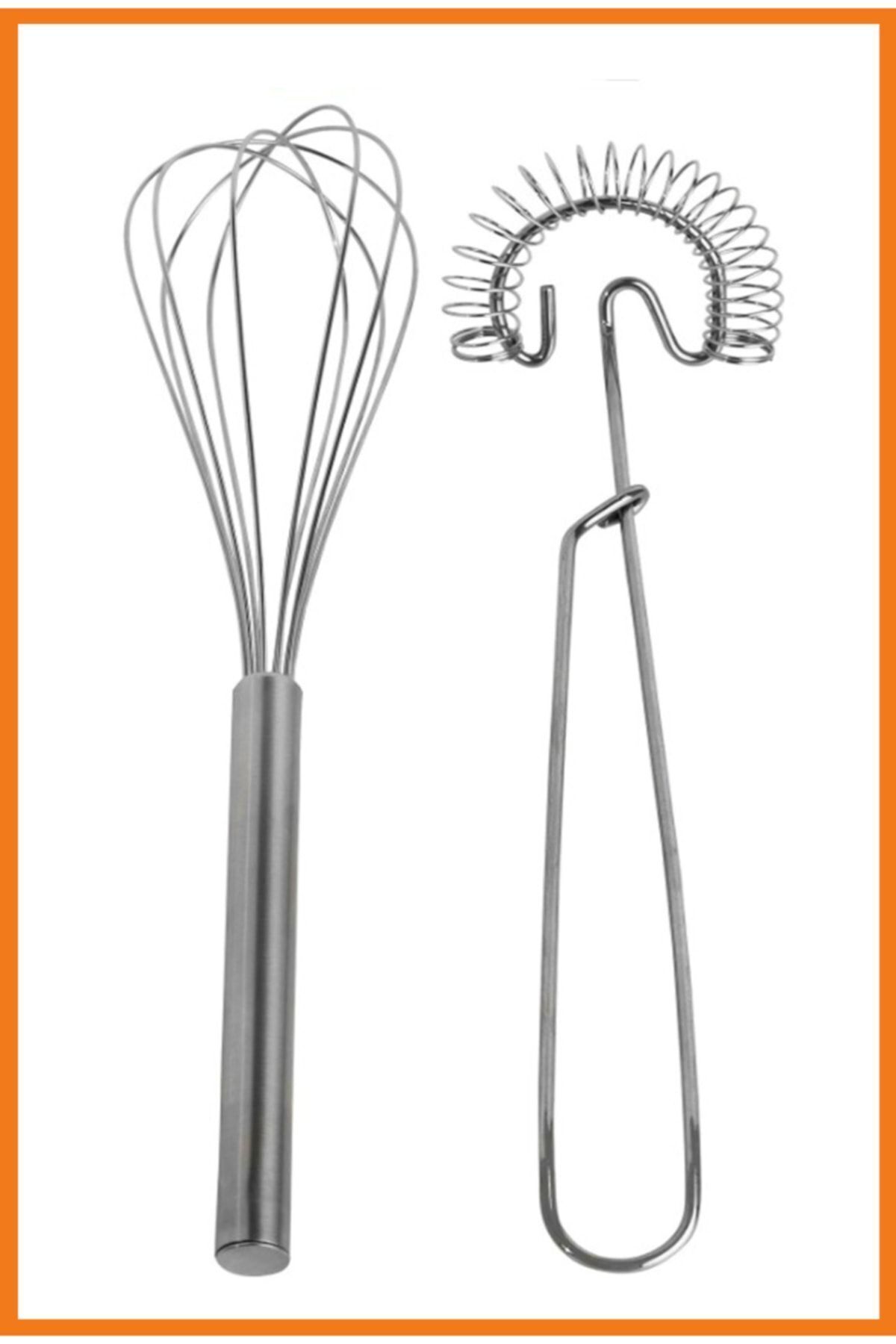 IKEA İkili Çırpıcı Seti 26 Cm Paslanmaz Çelik