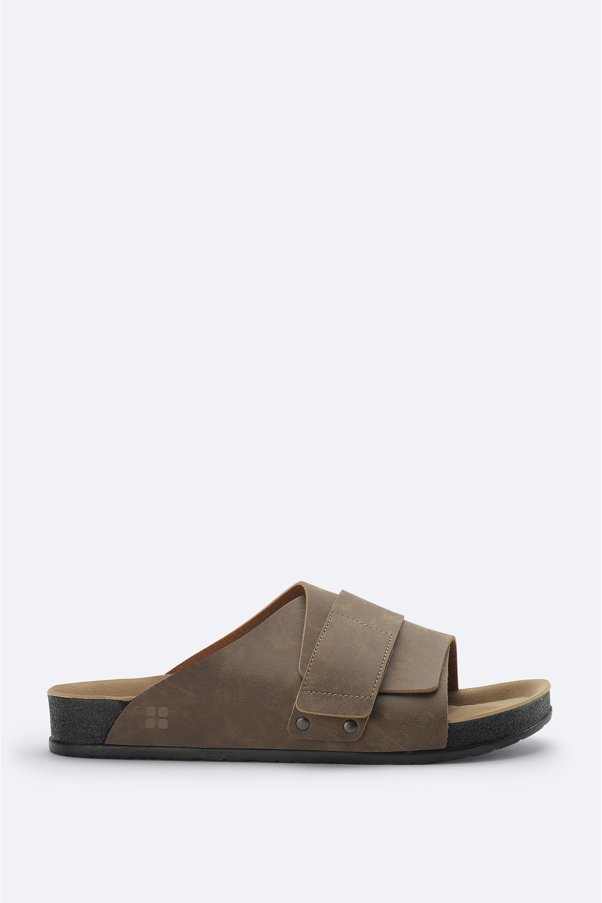 Avva Erkek Vizon Tek Bantlı Hafif Rahat Taban Sandalet Terlik A51Y8302