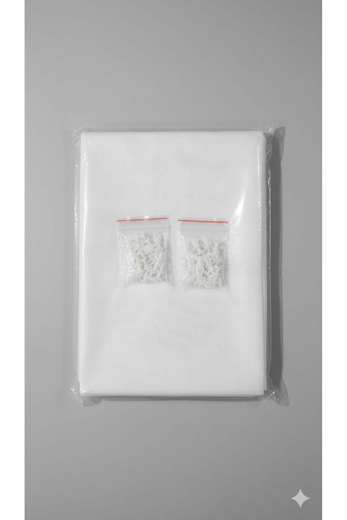 Miabella Home Біла тюлева штора | Елегантне плетіння, карниз - однокрила | Сучасний та елегантний дизайн"