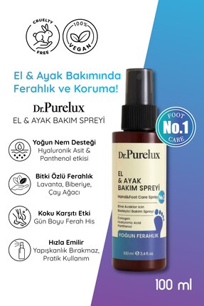 Dr.Purelux El & Ayak Bakım Spreyi – Mantar, , Koku Gidermeye Yardımcı Tırnak ...