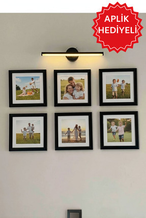 Wooden Factory Baskı Dahil Paspartu Temalı 20x20 Cm(Dış Ölçü) Fotoğraf Çerçev...