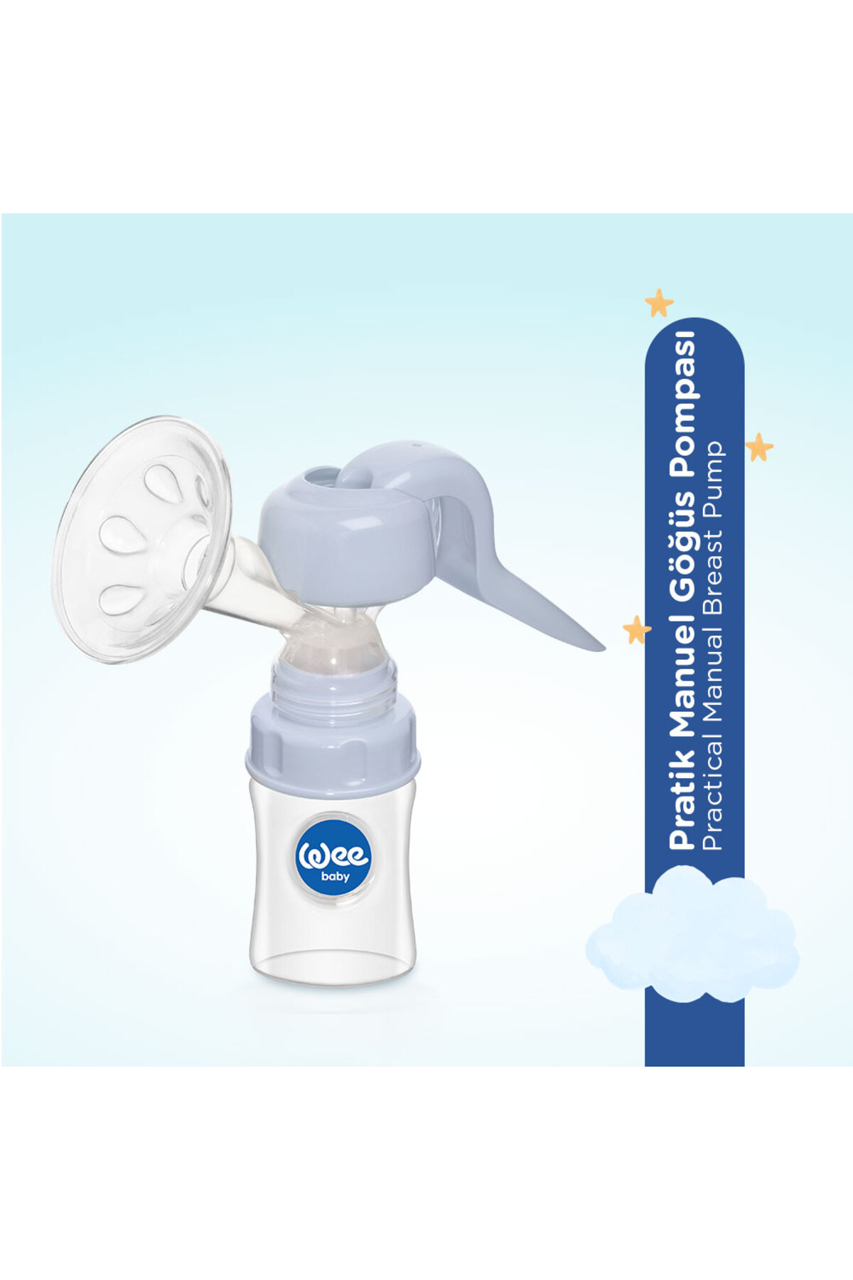 Wee Baby Manuel Vakumsuz Göğüs Pompası fotoğrafı 2 (önizleme)