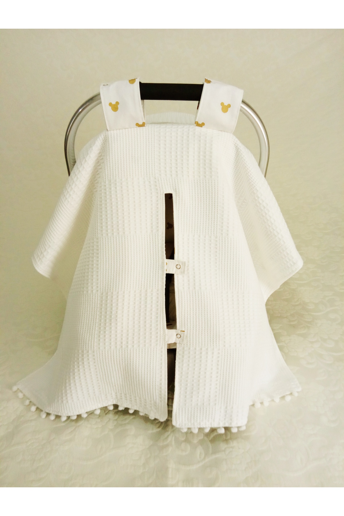 Wenaris % 100 pamuk Puset örtüsü 1 parça (puset minderi dahil değildir) fotoğrafı 2 (önizleme)