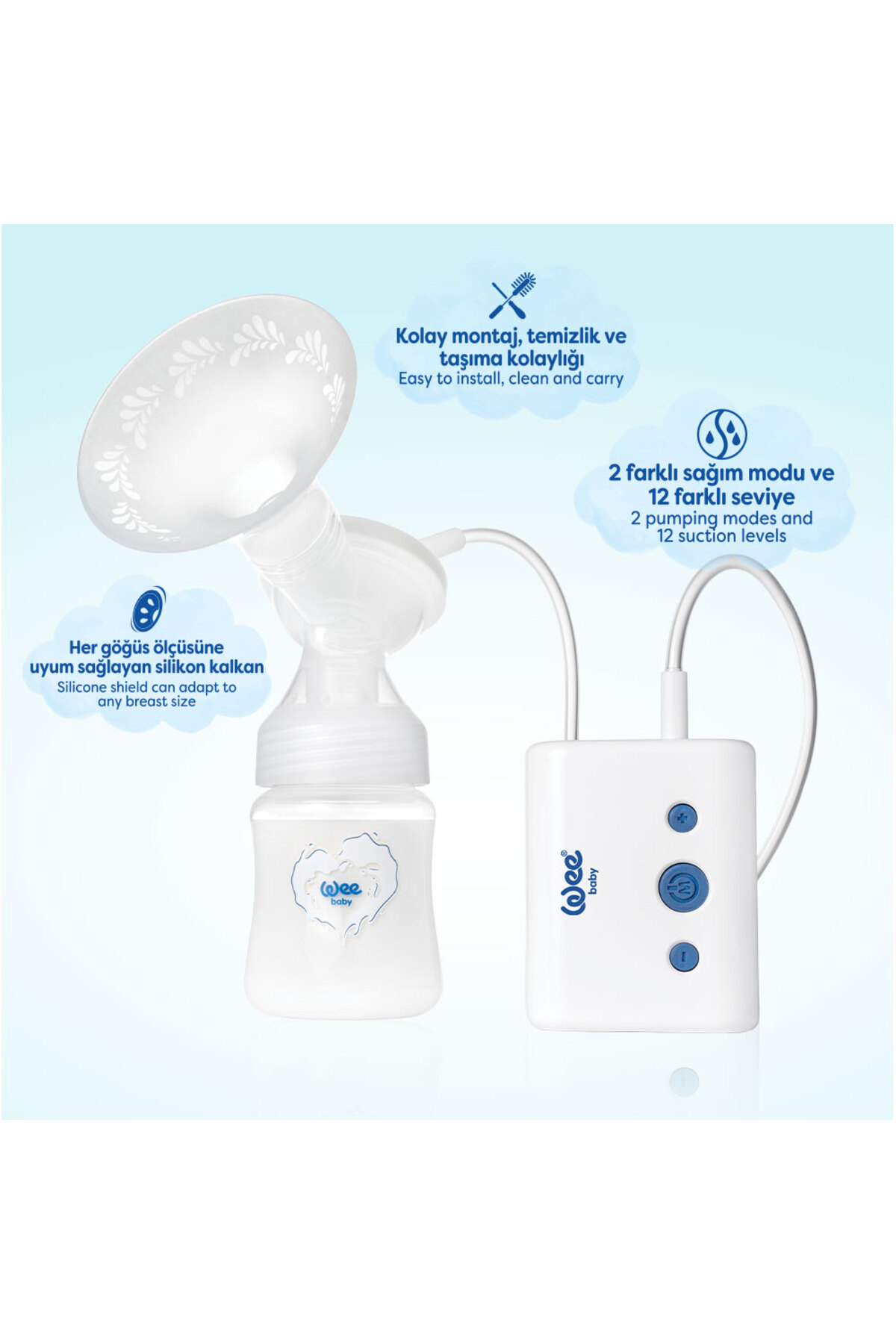 Wee Baby Elektrikli Göğüs Pompası fotoğrafı 3 (önizleme)