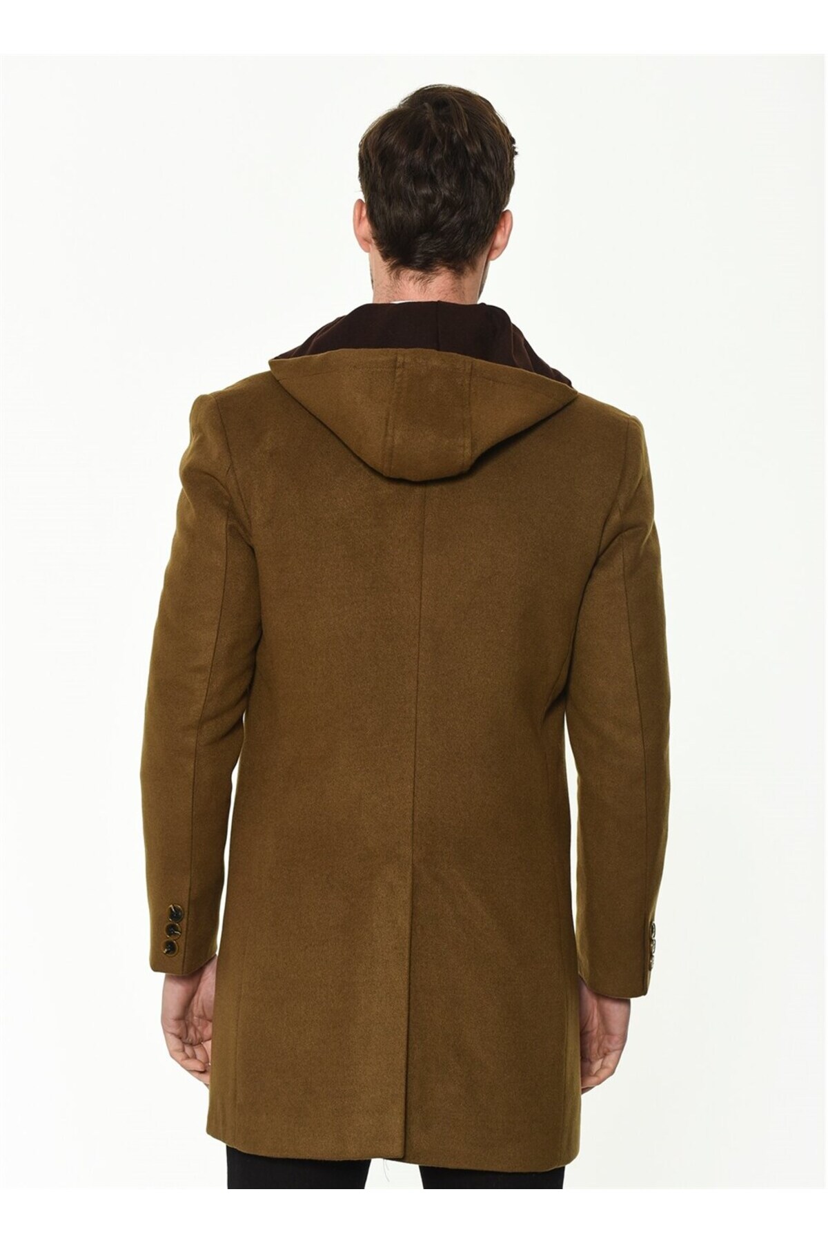 PLT8371 DEWBRRY ERKEK PALTO-CAMEL — قهوه‌ای PLT8371 DEWBERRY OVERCOAT — تصویر 3 از 5