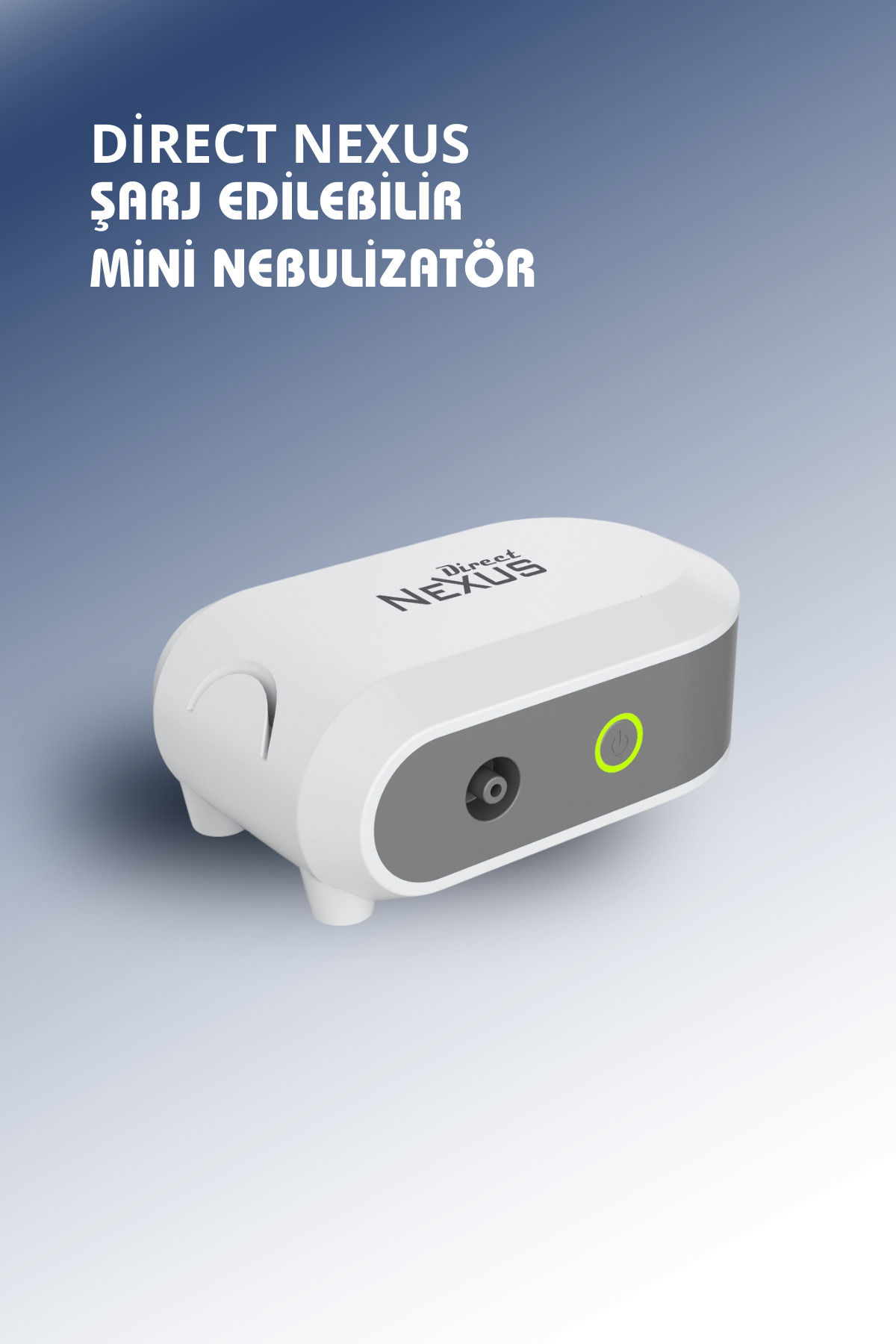Direct NEXUS Şarj Edilebilir Mini Kompresörlü Nebulizatör