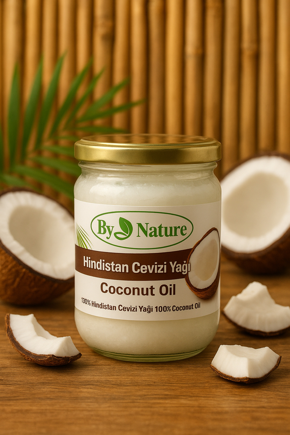 Bynature Hindistan Cevizi Yağı 150 ML % 100 Doğal ( Soğuk Sıkım )