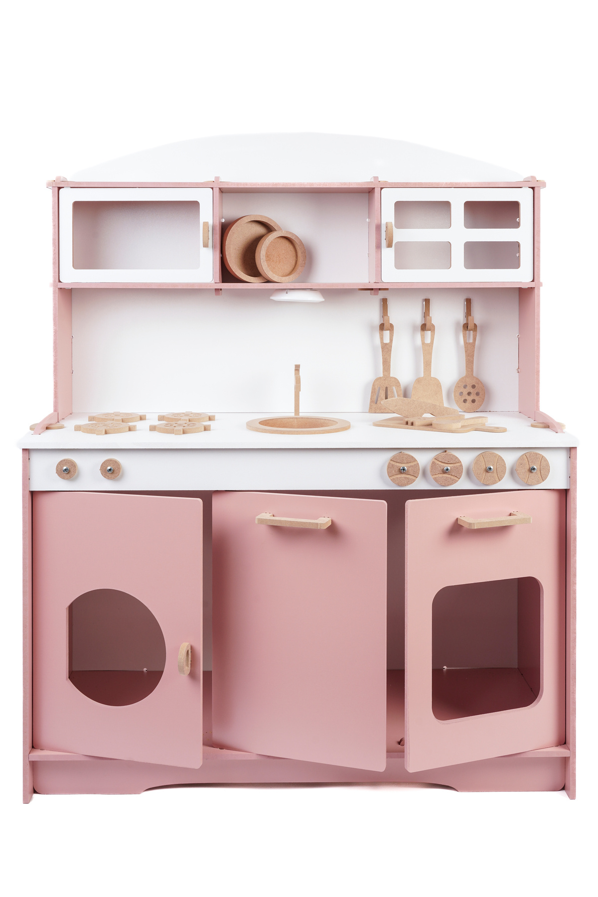 HOBBY HOUSE Ahşap Oyuncak Çocuk Büyük Mutfak Seti Led Hediyeli fotoğrafı 4 (önizleme)