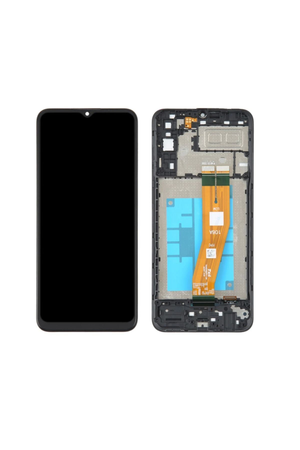 SAMSUNG GALAXY A04E A042 COMPATIBLE LCD TOUCH SCREEN BEZEL BLACK