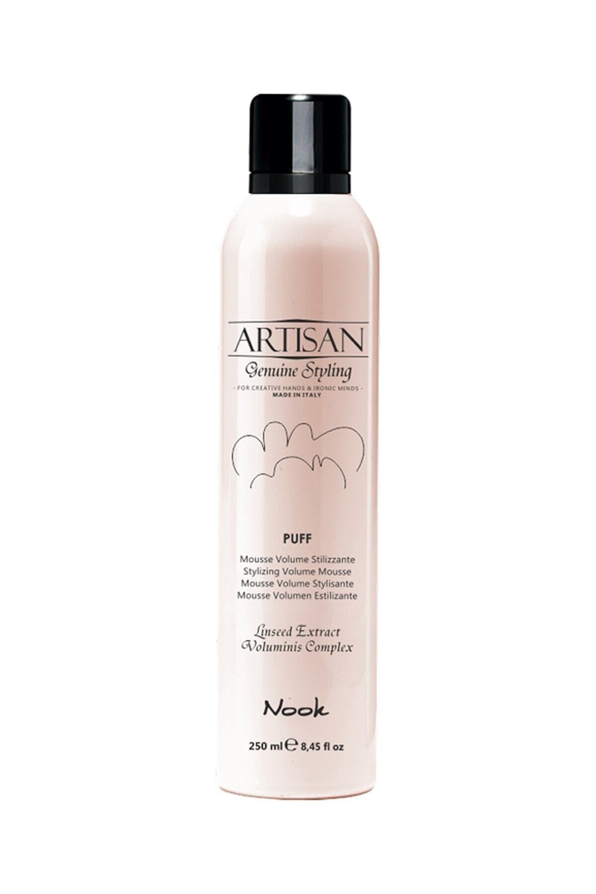 Nook Artisan İnce Telli Saçlar İçin Buğday Keten Özlü Hacim Veren Dolgunlaştırıcı Saç Köpüğü 250ml — MXSTY-01311