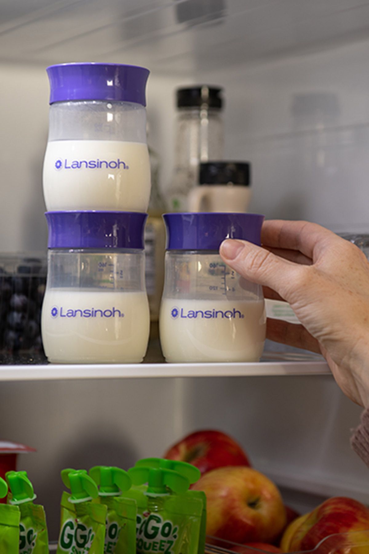 LANSINOH Süt Saklama Biberonu 4' Lü 0 Ay+ fotoğrafı 3 (önizleme)