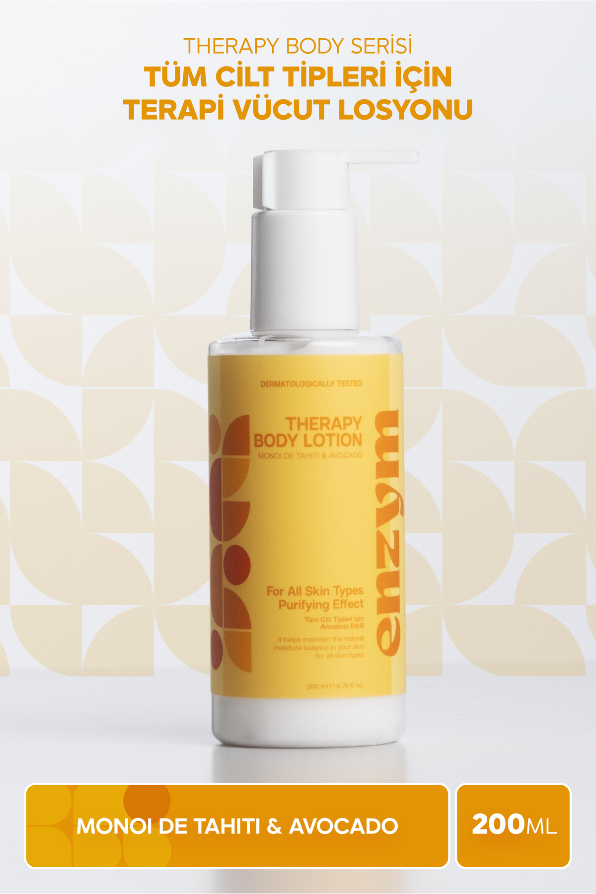 ENZYM COSMETICS Tüm Cilt Tipleri İçin Terapi Vücut Losyonu 200 ml — 50007