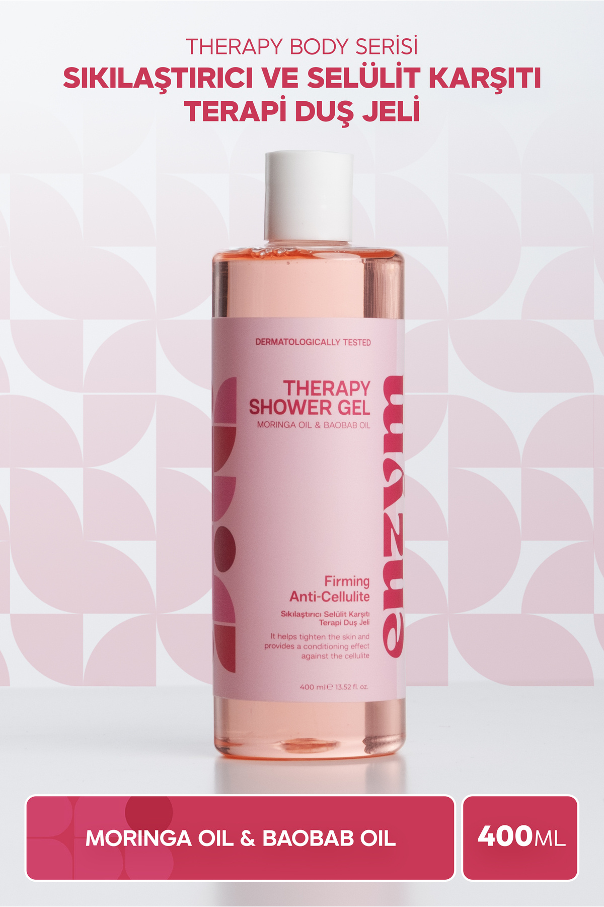 ENZYM COSMETICS Sıkılaştırıcı Ve Selülit Karşıtı Terapi Duş Jeli 400 ml