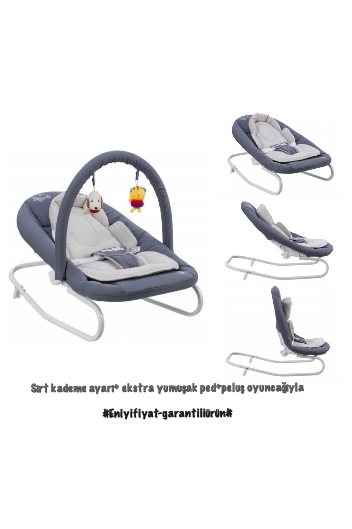 4KİDS Sepet Beşik Sallanır Bebek Beşiği Hamak Salıncak Pashababy Anakucağı Ev Tipi Ana Kucağı Anadizi fotoğrafı 3 (önizleme)