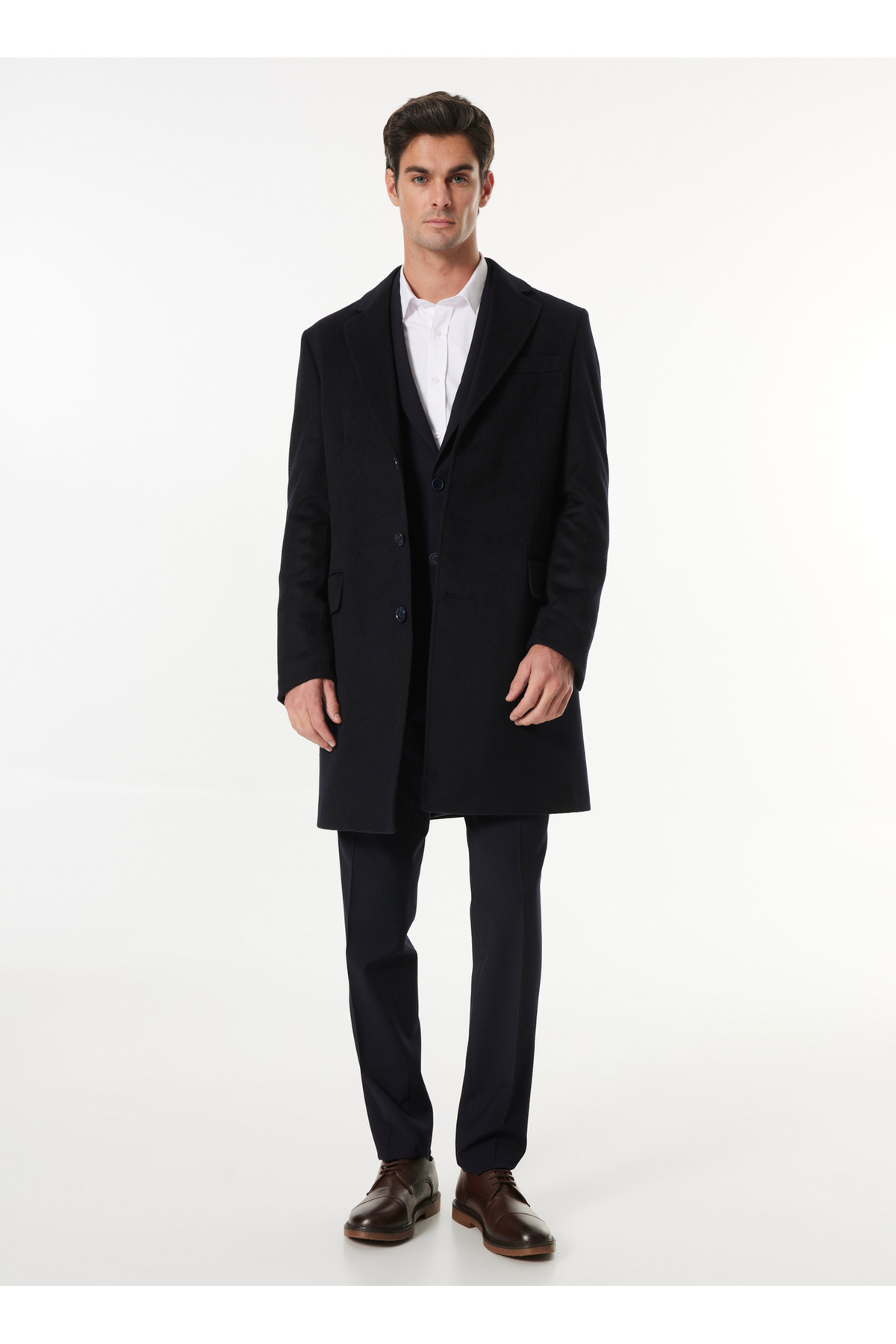 FABRIKA COMFORT  Lacivert Erkek Palto FC4WM-PLT 2959 - Görsel 3