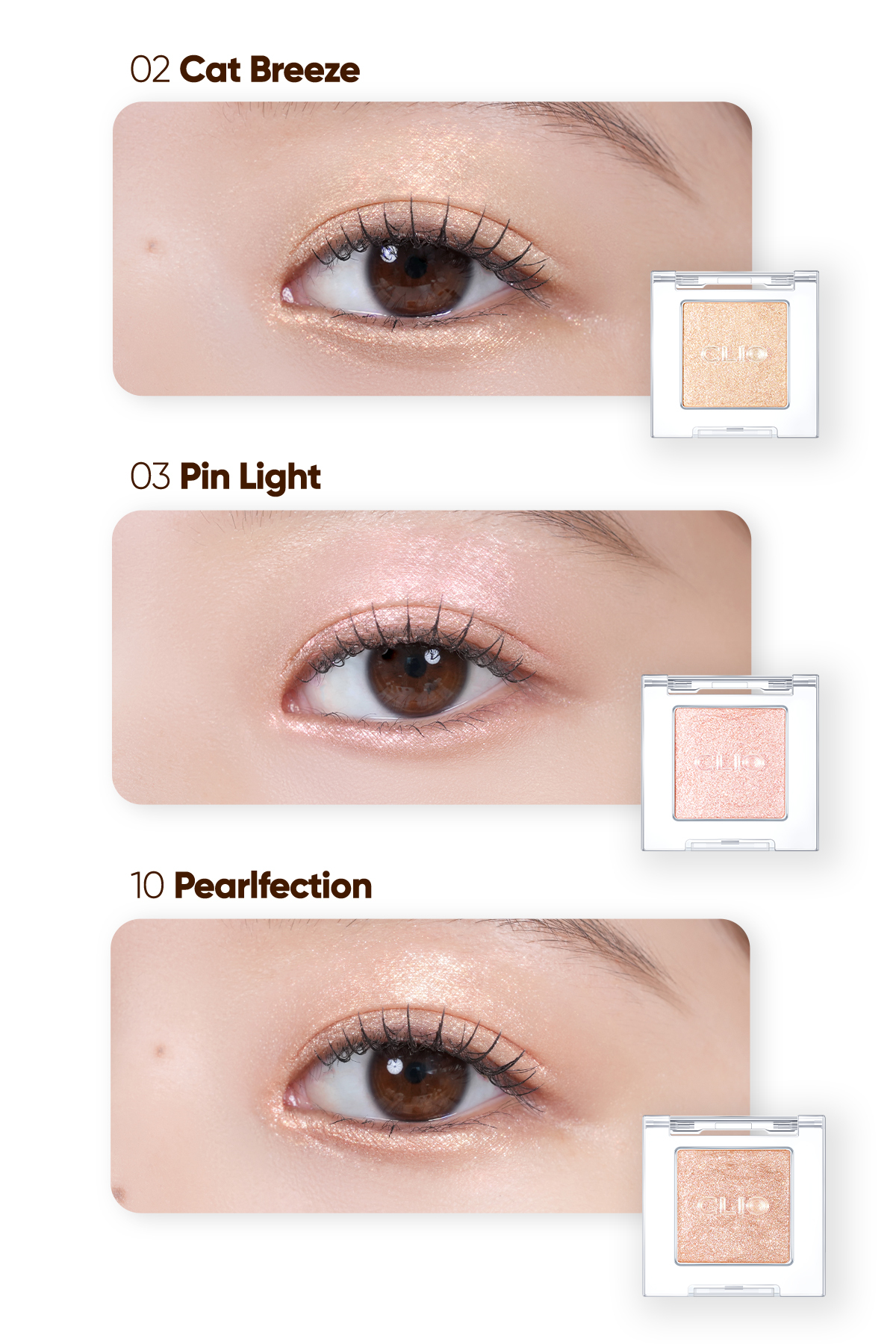 İnci Işıltılı Kremsi Dokuya Sahip Tekli Far CLIO Pro Single Shadow (23FW) (G03 Pin Light) — صورتی 111120 — تصویر 4 از 8