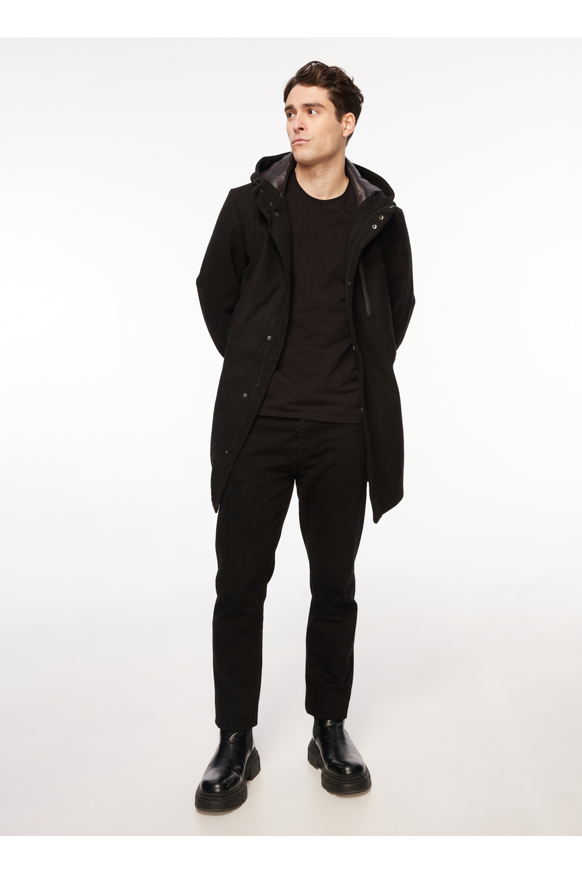 Fabrika  Siyah Erkek Kaban BY-12 - Görsel 3