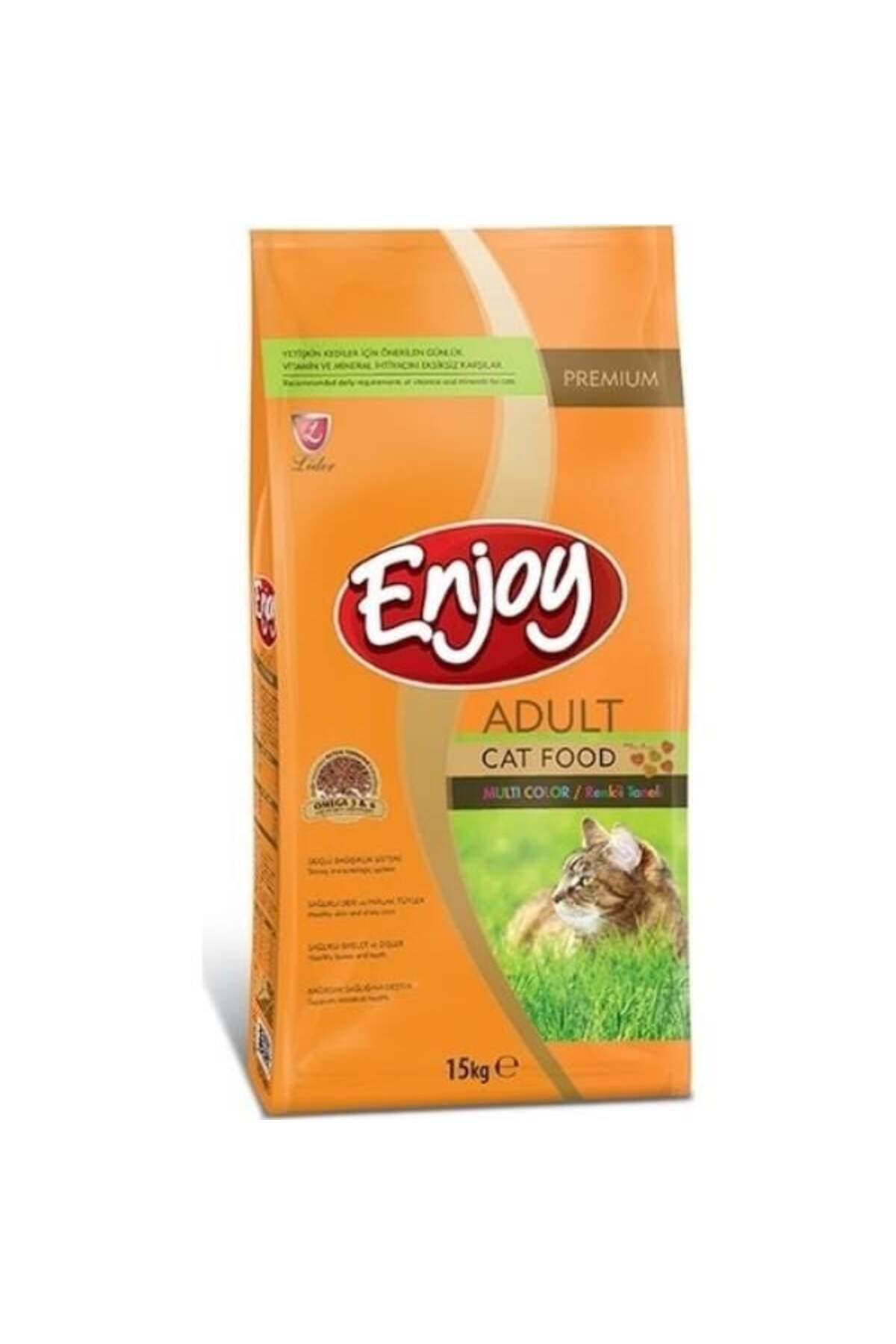 Enjoy Multicolor Renkli Gurme Kedi Maması 15 kg - Fiyatı, Yorumları