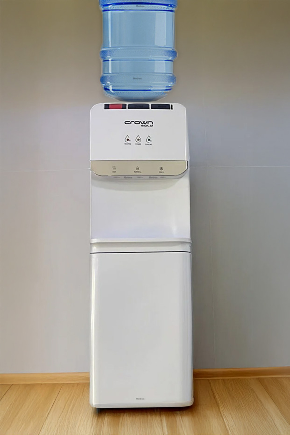 Riddex Crwn Gold Su Sebili 3 Musluklu Sıcak Soğuk Dolaplı Yüksek Kapasiteli Üstte Damacanalı Model