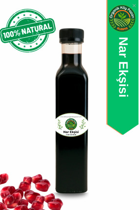 alanya organik köy pazarı %100 Doğal Katkısız Nar Ekşisi 700ml – Ev Yapımı Le...