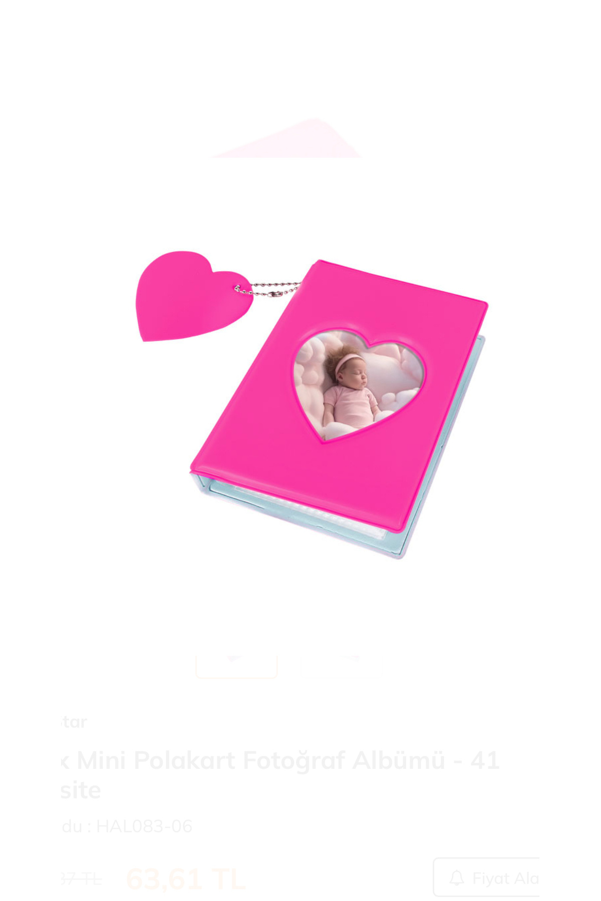 Umut Matbaacılık FUŞYA Binder Kpop Fotokart Mini Albüm Fotoğraf Resim Albümü Kartlık 6x9 41 FOTOĞRAFLIK