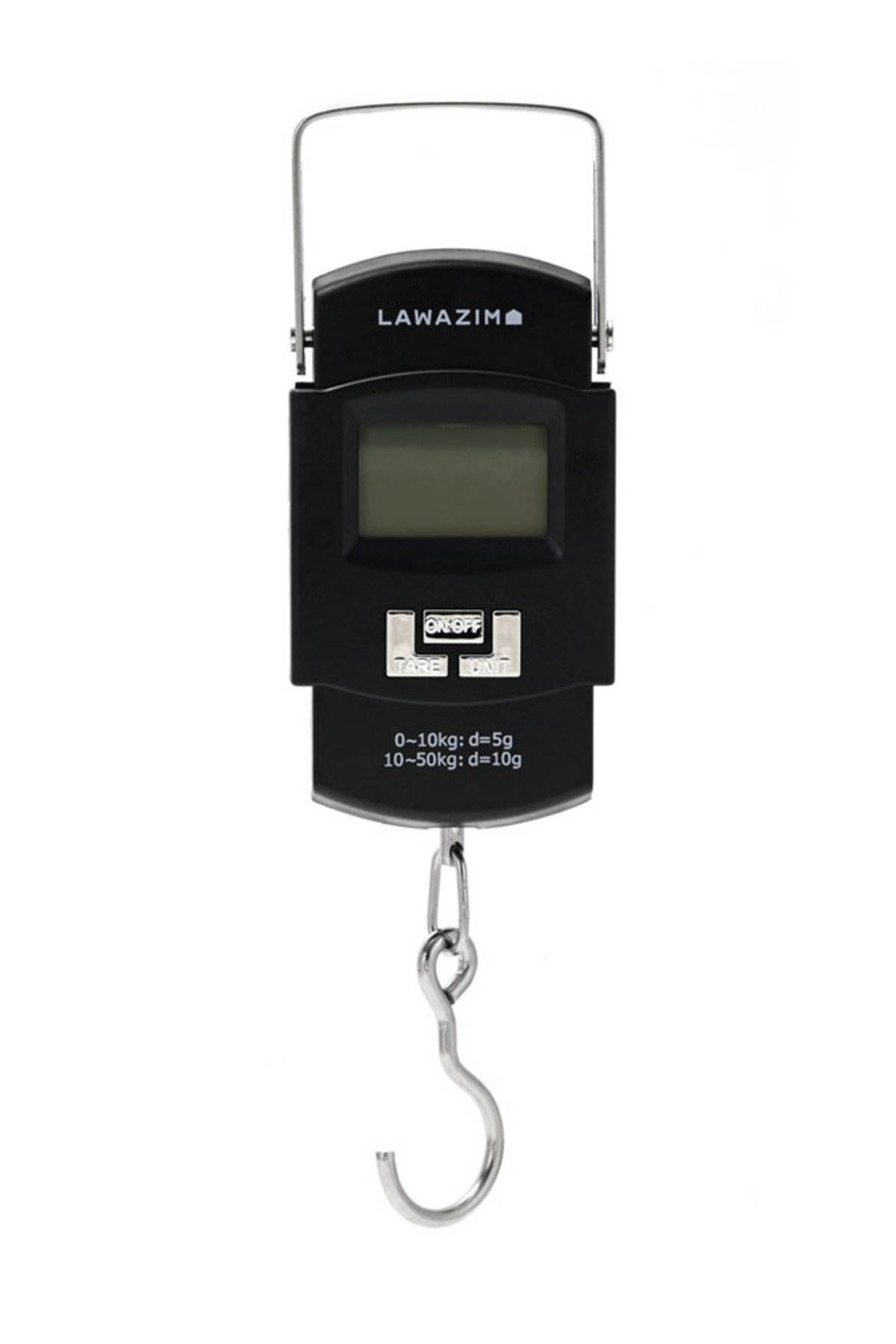 Silver Electronic Scale 50kg - Portable Digital LCD Weighing Scale for Market Use, ZF-K10562,