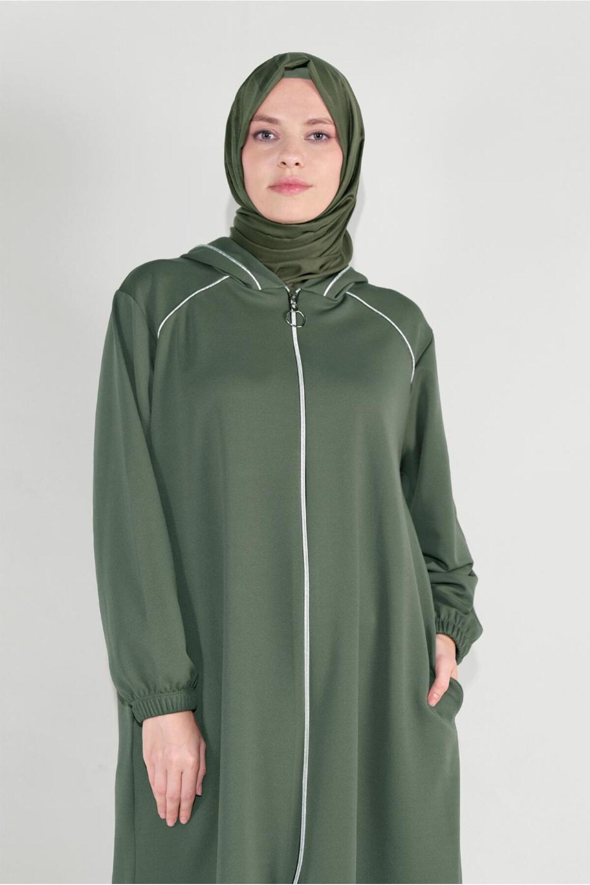 ژاکت زنانه سبز (CAGLA) 6036 TRENDTESETTÜR