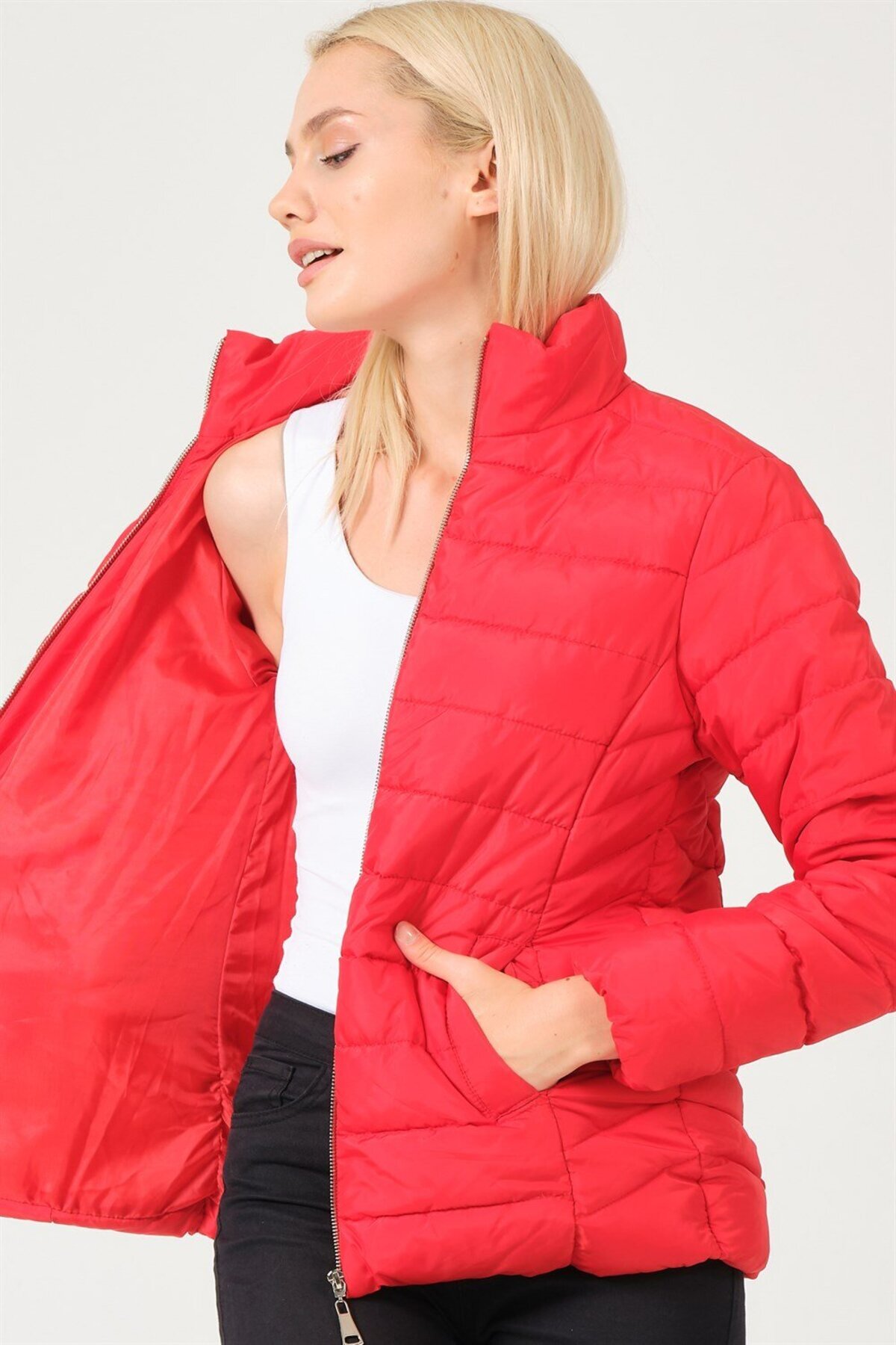 دوبری ژاکت Z6746 - قرمز
