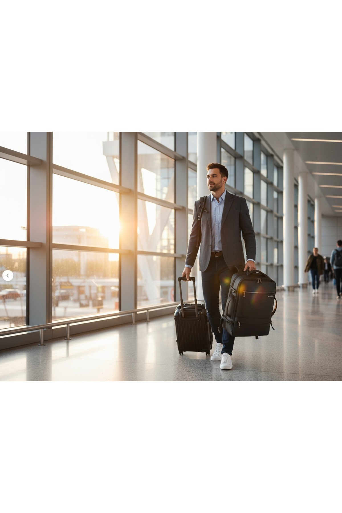  کیف مسافرتی کوله پشتی ضد آب با پورت USB، محفظه لپ تاپ، سبک و قابل ارتقا، ممتاز