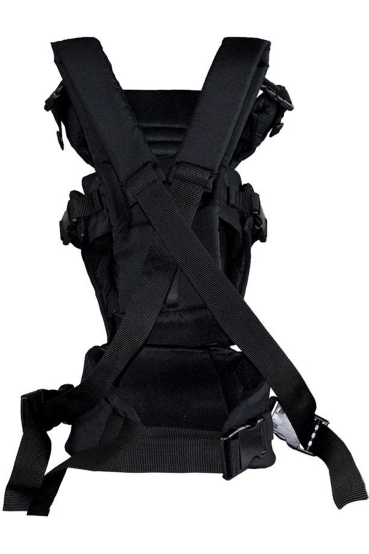 Molmini Plus Bel & Sırt Destekli Ergonomik Kanguru 4-12 KG Çok Yönlü Ayarlanabilir Siyah fotoğrafı 5 (önizleme)