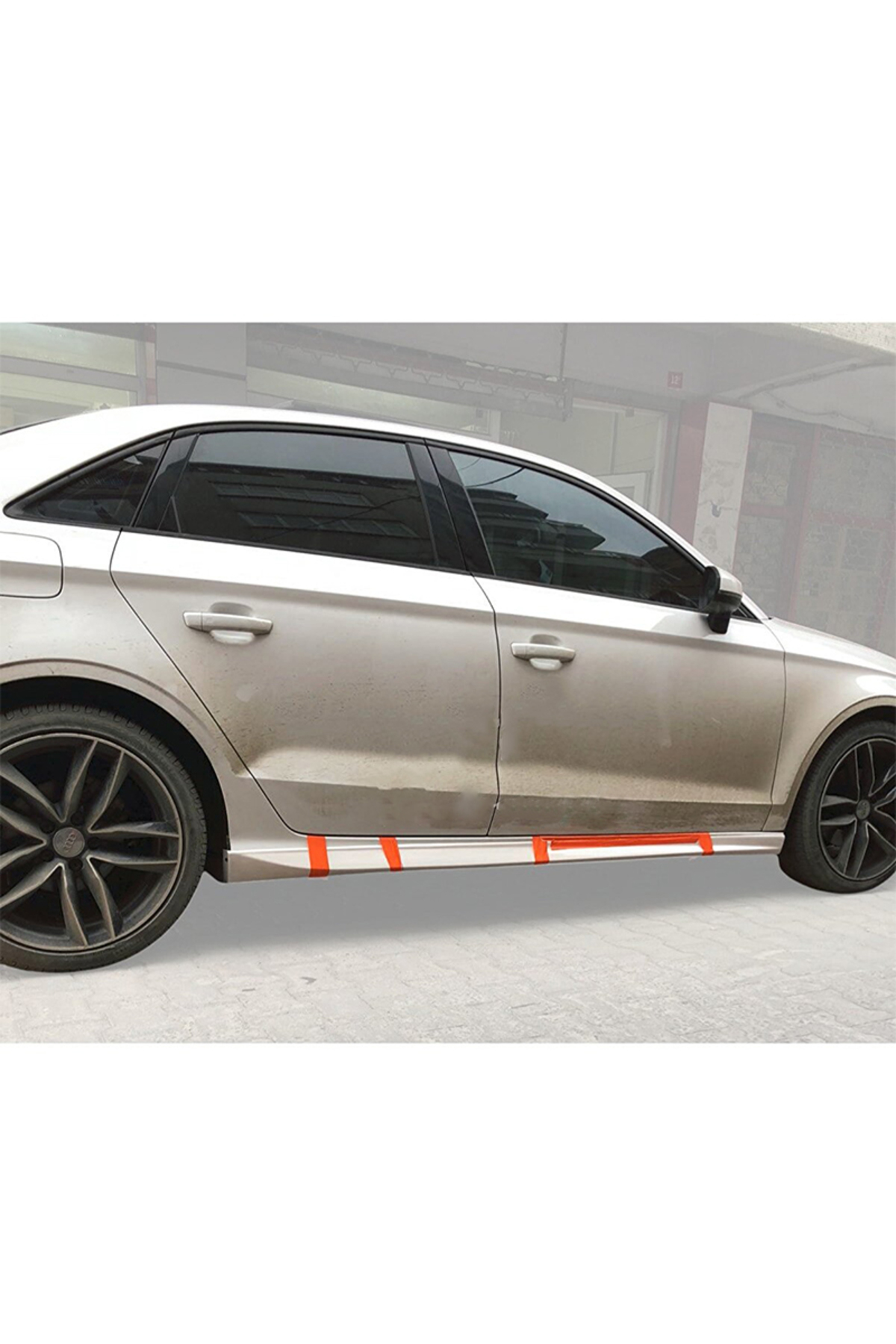 Audi A3 Sedan 2013-2017 Yan Marşpiyel (Plastik) Boyasız
