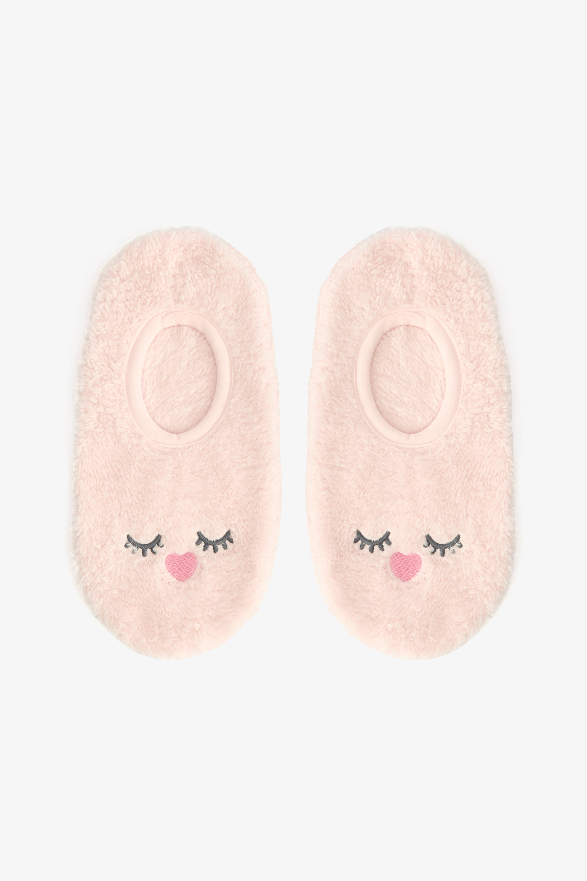 Penti Açık Pembe Sleepy Çizgili Nakışlı Ev Çetiği