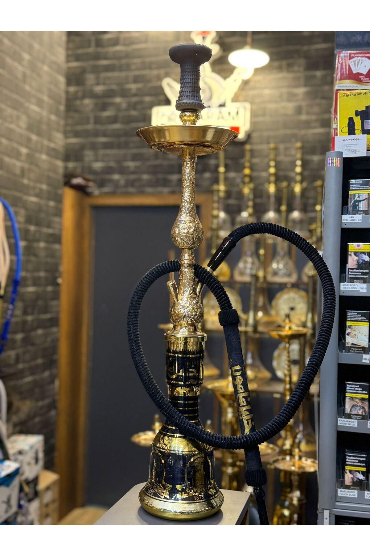 DR KARAM HOOKAH Khalil mamoun Mısırlı nargile takımı döküm
