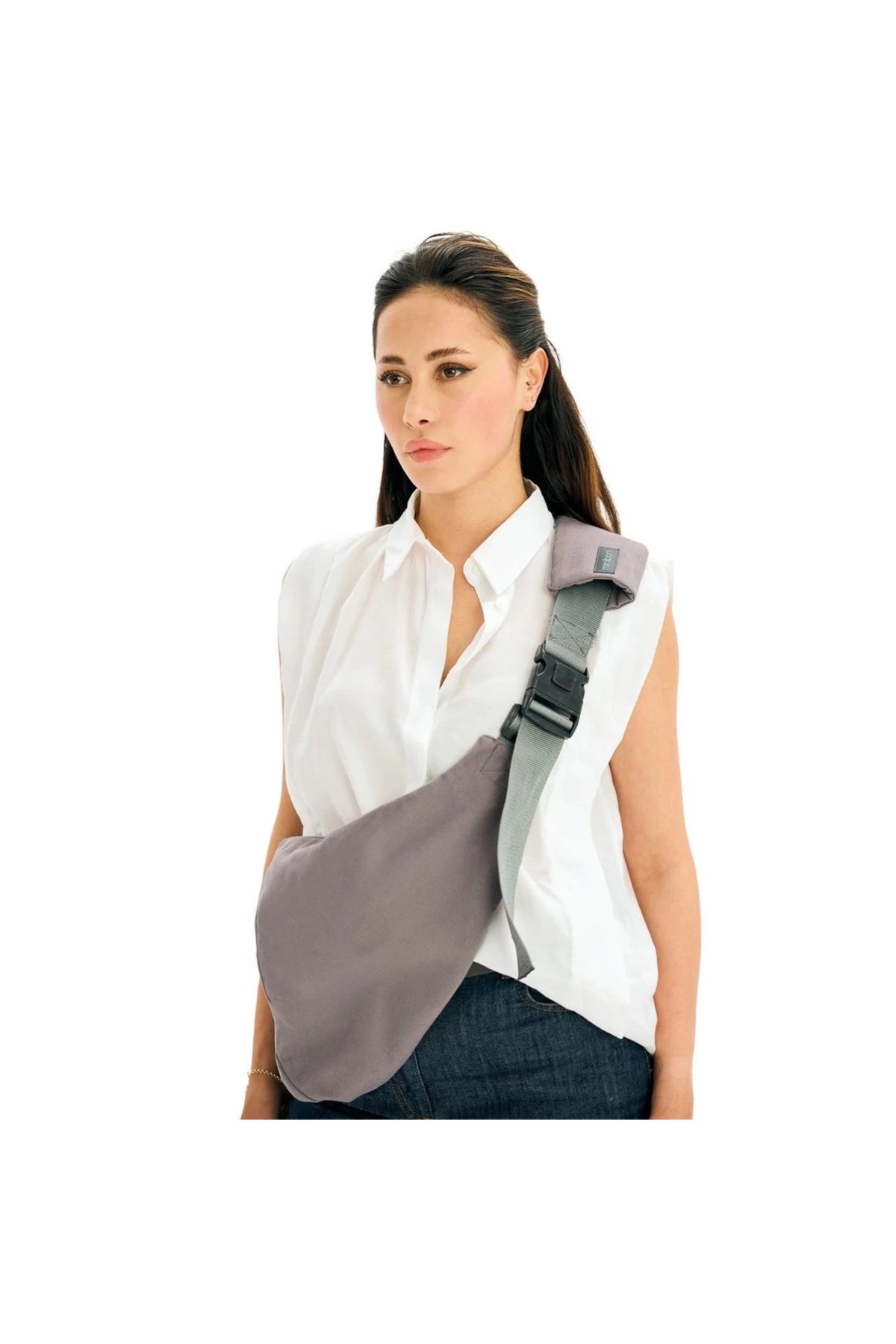 miniboni Yan Sling Bebek Taşıma Slingi – Ergonomik ve Rahat Kullanım fotoğrafı 4 (önizleme)