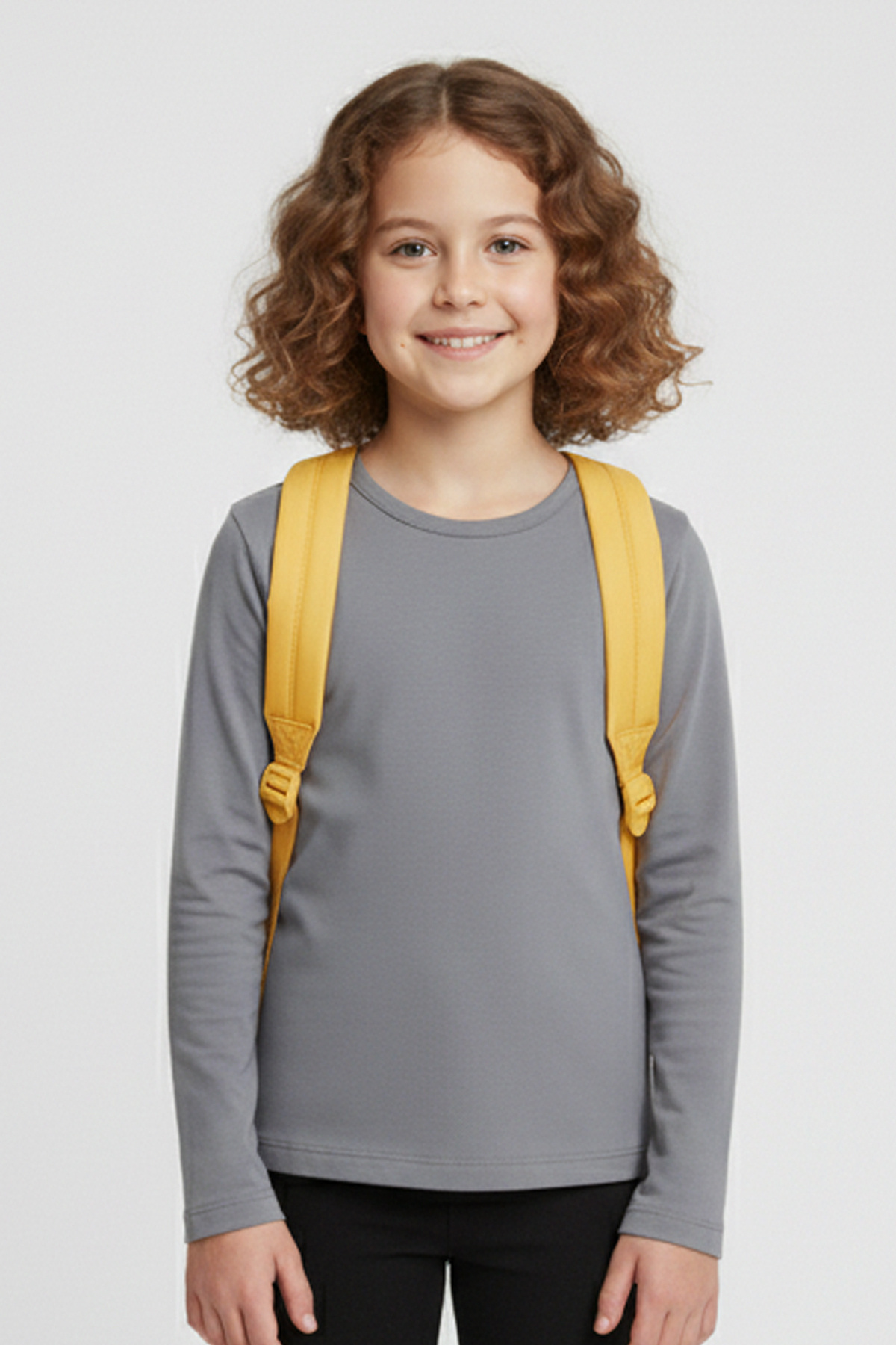 TWOO KİDS Çocuk Uzun Kol Tshirt - Kız Erkek Çocuk 6'lı Set Düz Basic Mevsimlik Uzun Kollu Tişört Badi - SET 2 fotoğrafı 5 (önizleme)