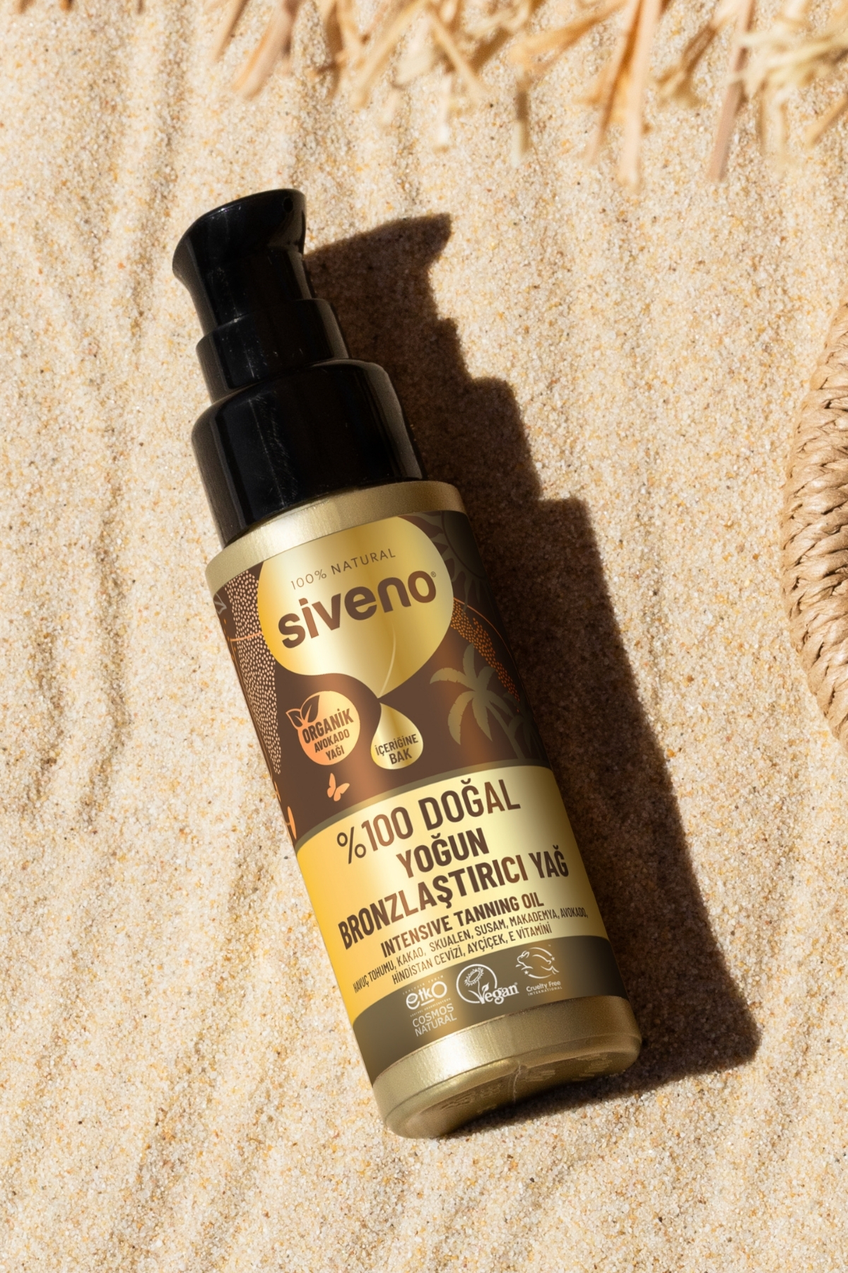 %100 Doğal Bronzlaştırıcı Yağ Organik Avokado Yağı Nemlendirici Yoğun Bronzlaştırıcı 50 ml — MSIV-000172 — تصویر 3 از 9