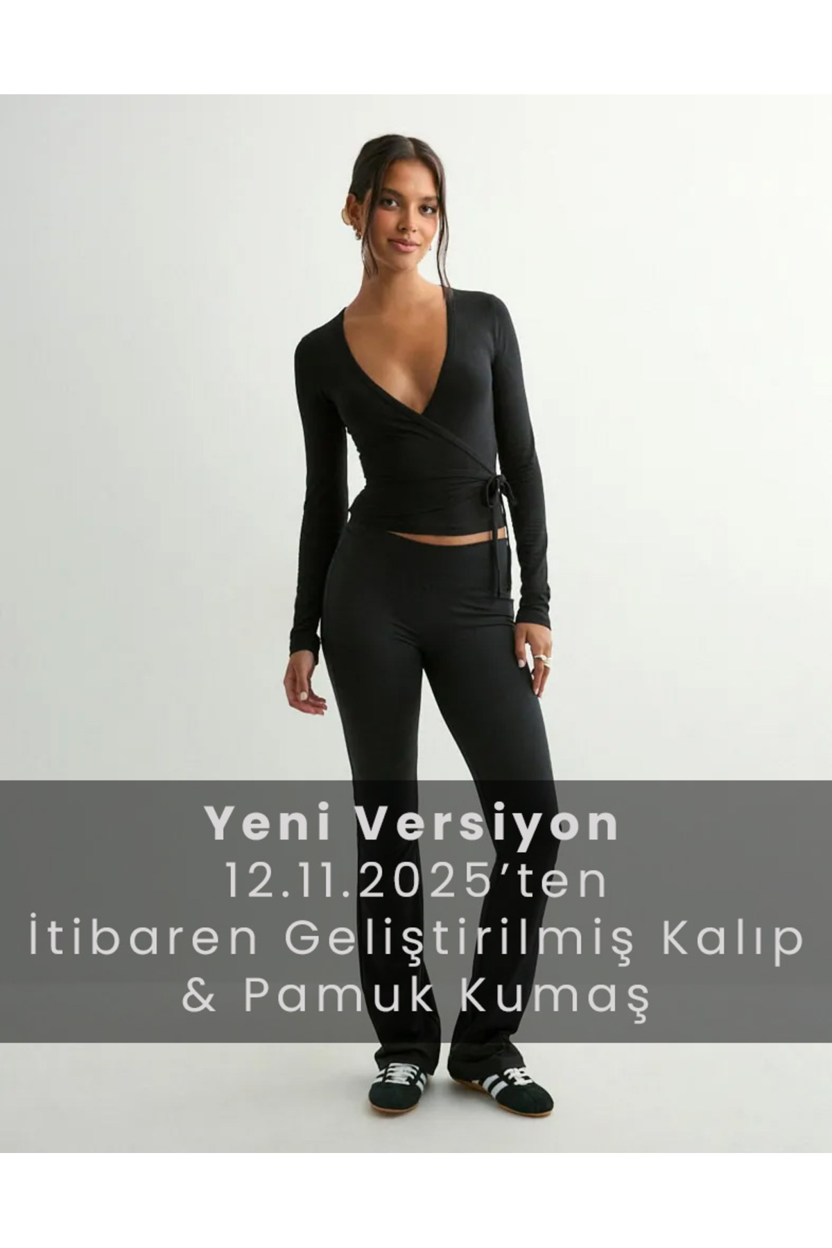 fablair  Bağlamalı Kruveze bluz - Artık PAMUK Kumaş! PAMUK KUMAŞ - Görsel 2