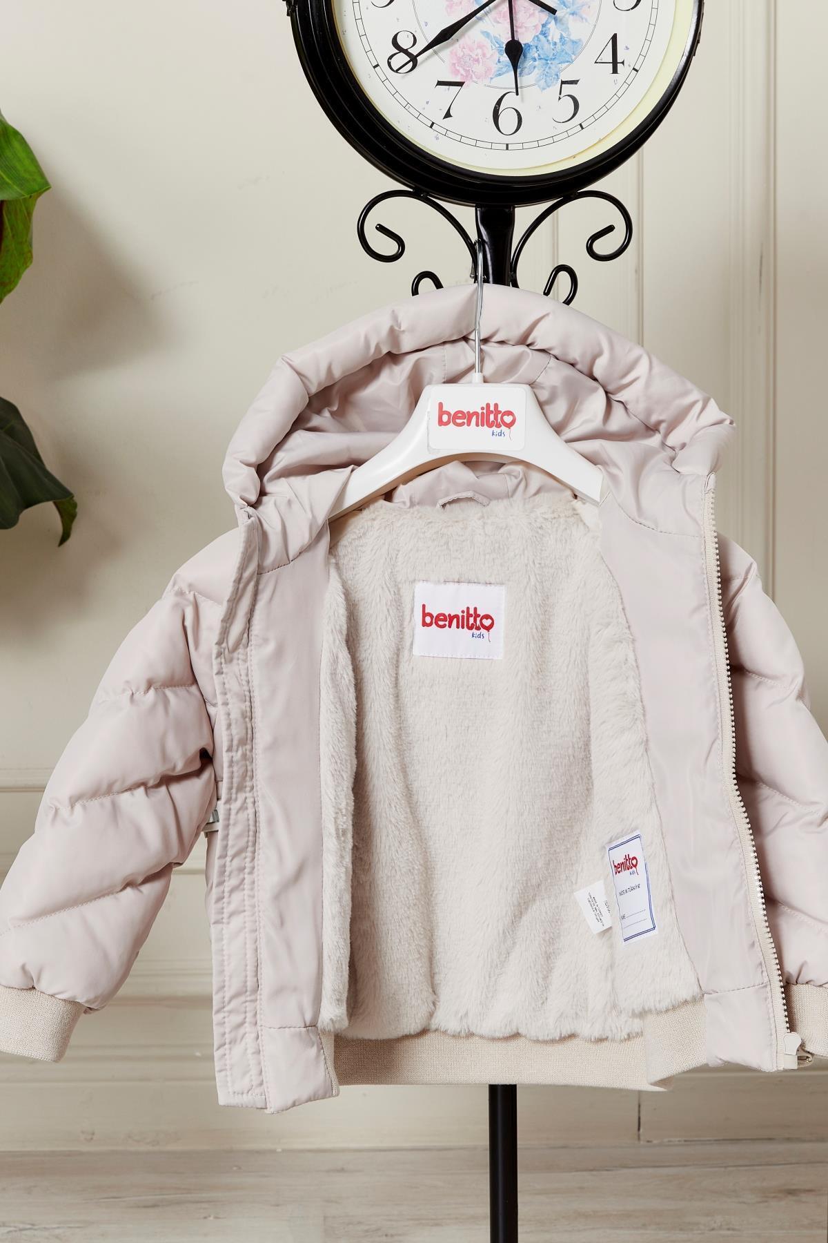 Benittokids Erkek Bebek Kapüşonlu Kışlık Mont 51332 fotoğrafı 4 (önizleme)