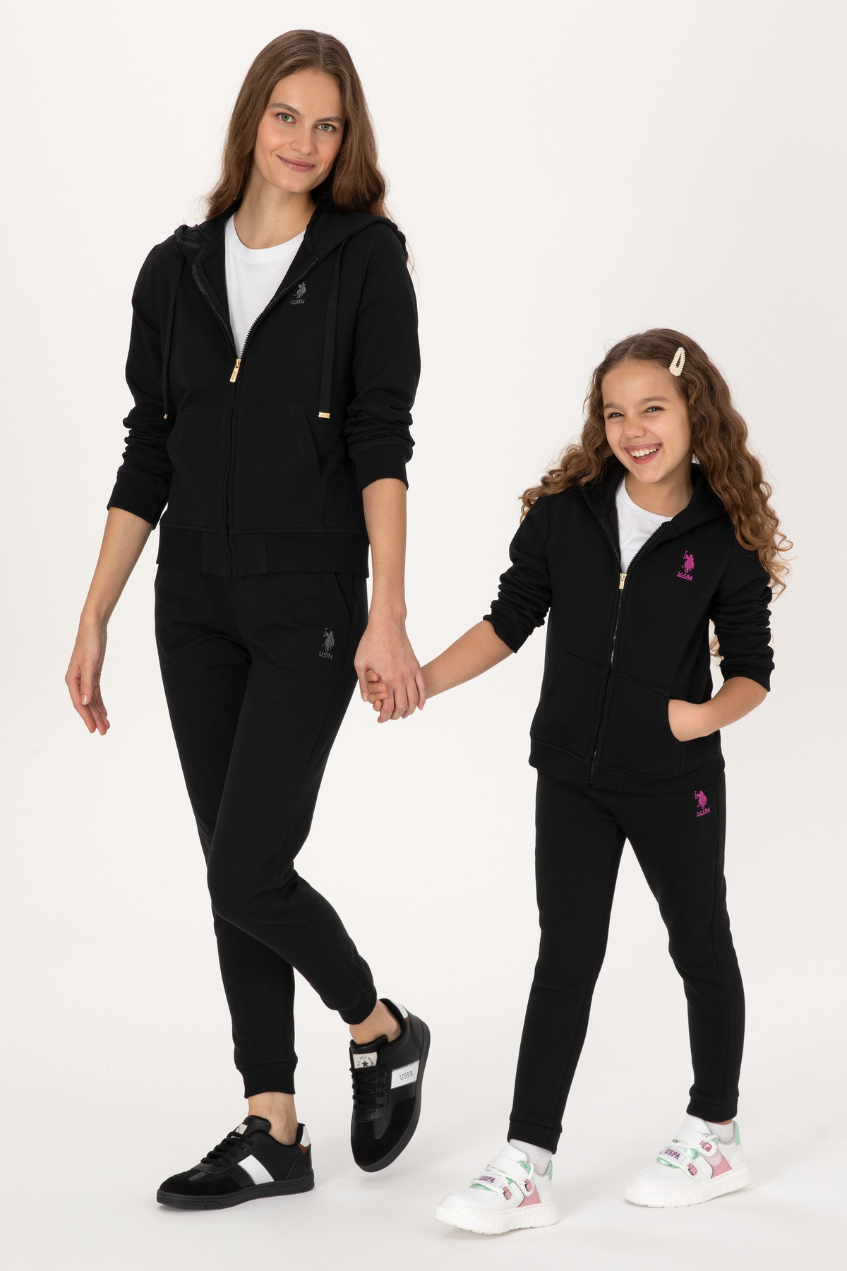 U.S. Polo Assn. Kadın Siyah Jogger Eşofman Altı 50313584-VR046