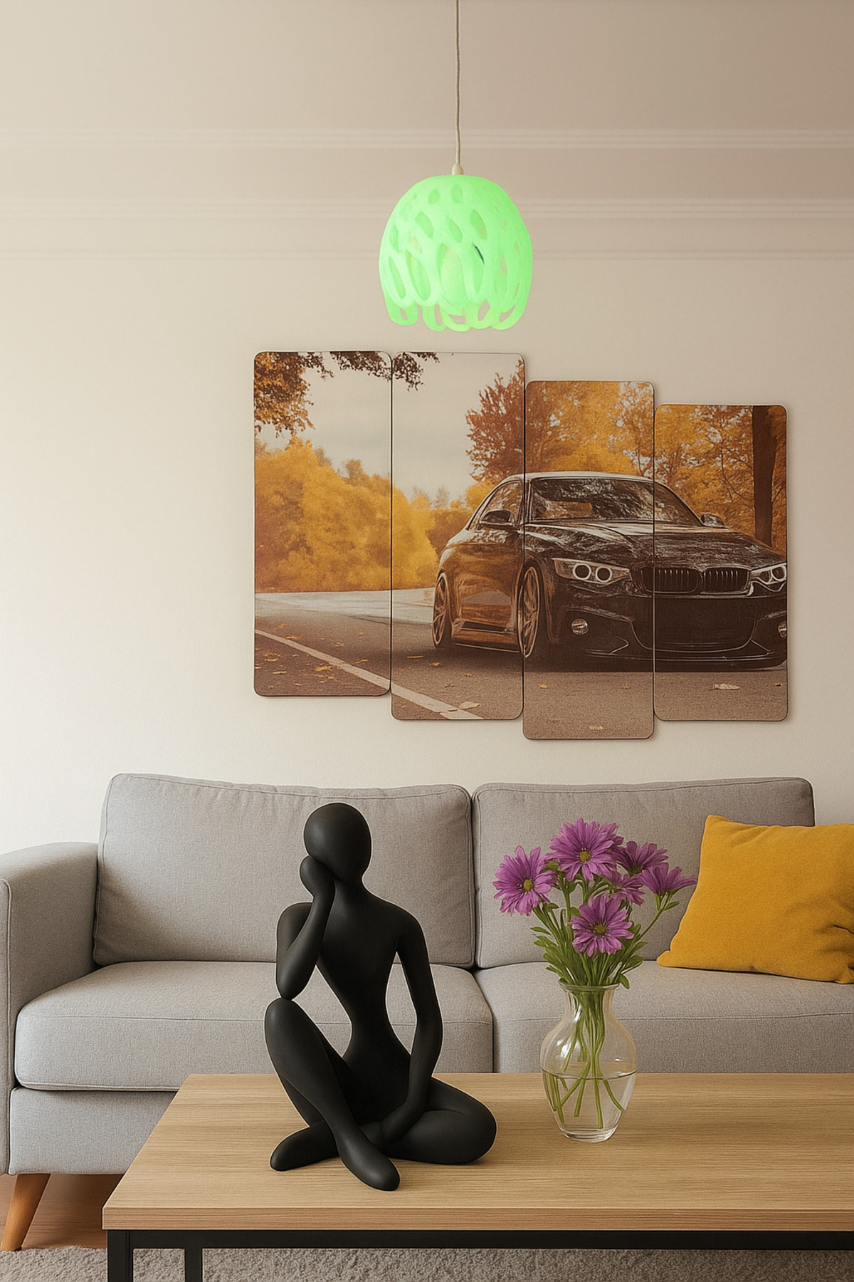 Alpin • Karanlıkta parlayan Fosforlu Avize – Dekoratif Aydınlatma