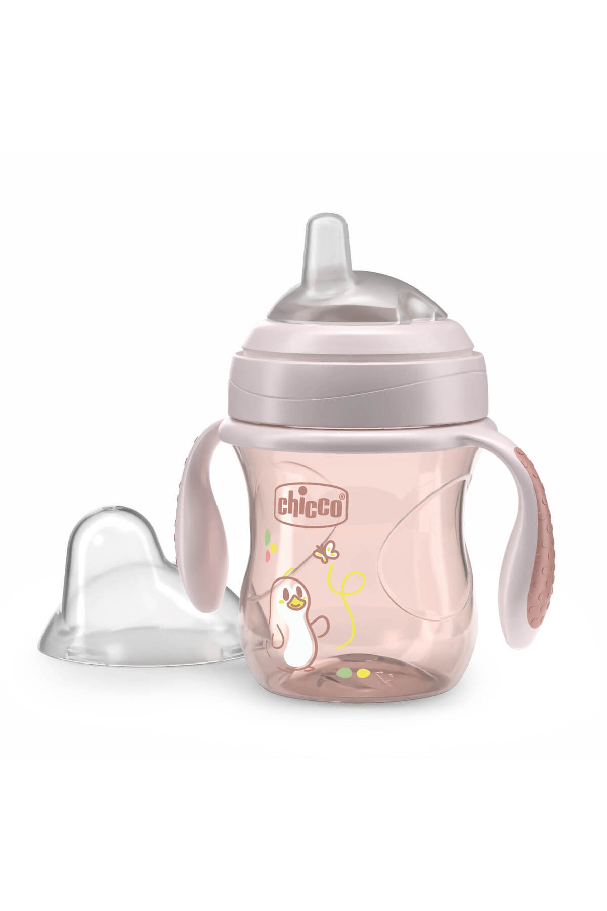 Chicco YUMUŞAK UÇLU GEÇİŞ BARDAĞI 4 AY KIZ fotoğrafı 3 (önizleme)